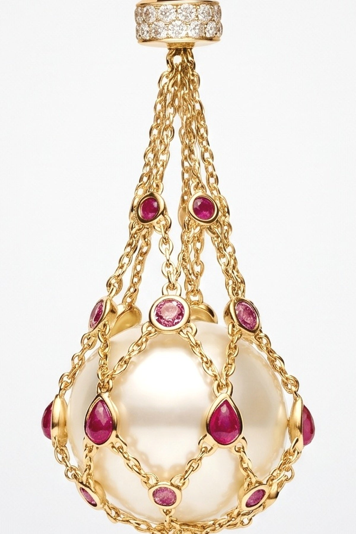 Necklace, fabric detail
