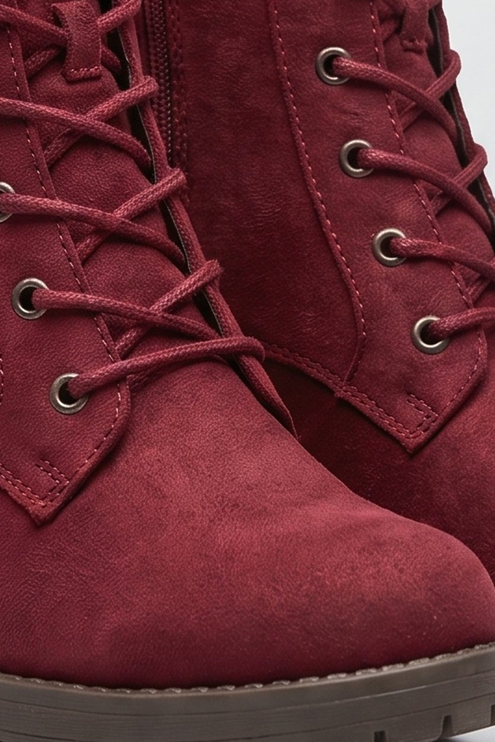 Lace Ankle Boots, fabric detail