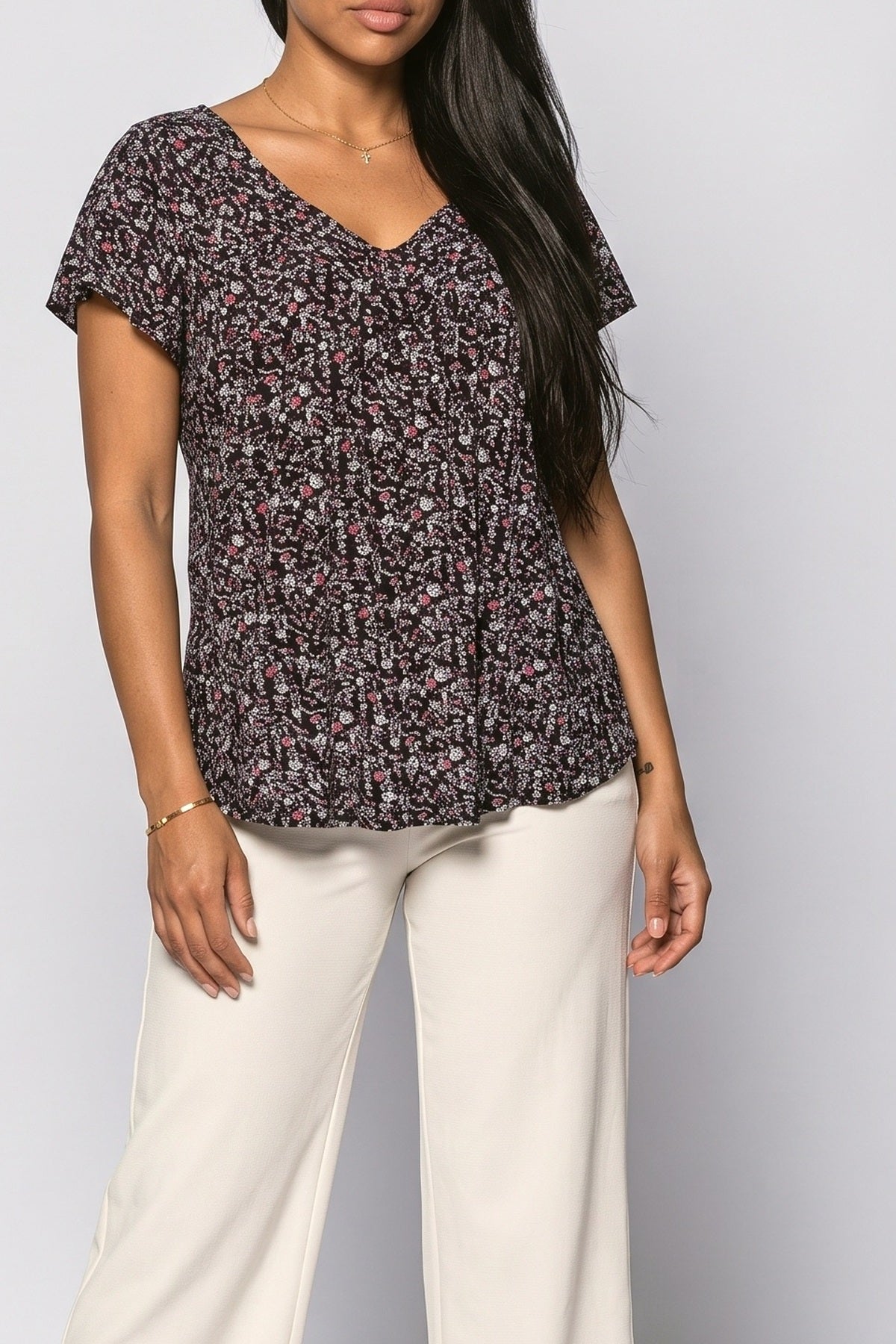 Floral Blouse, fabric detail