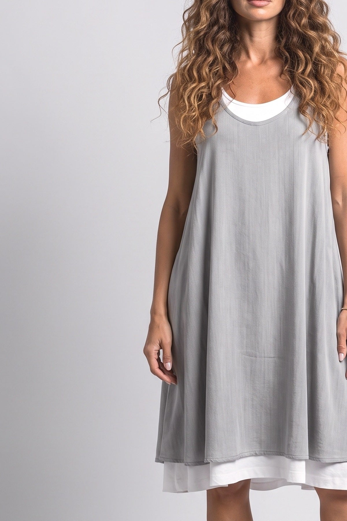 Sleeveless Summer Dress, fabric detail