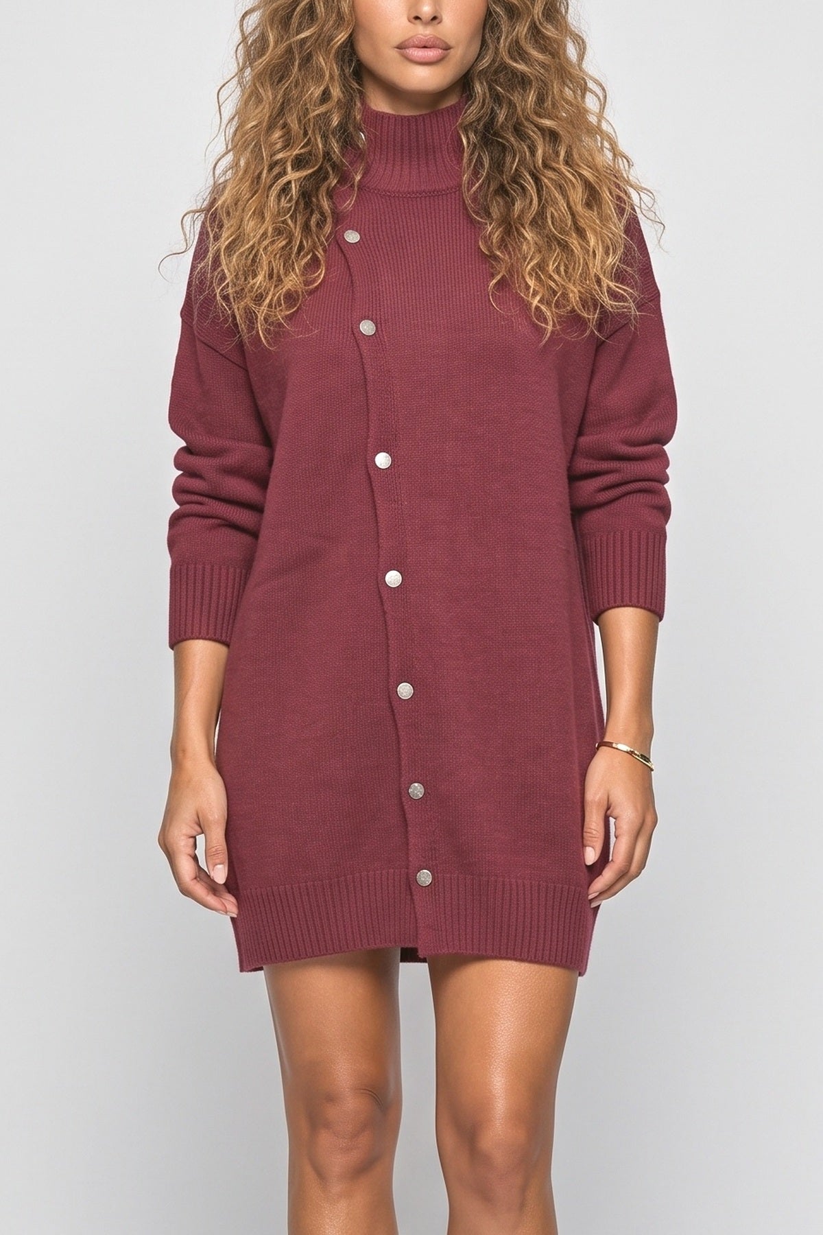 Oversized Long Cardigan, fabric detail
