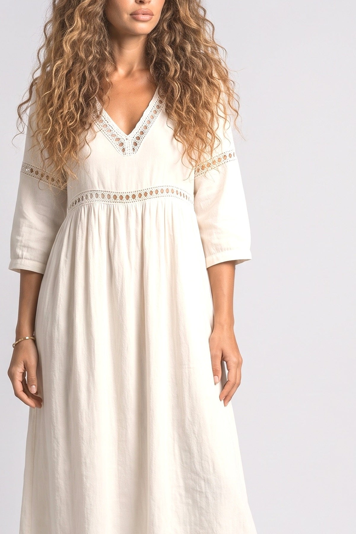 Crochet Midi Dress, fabric detail