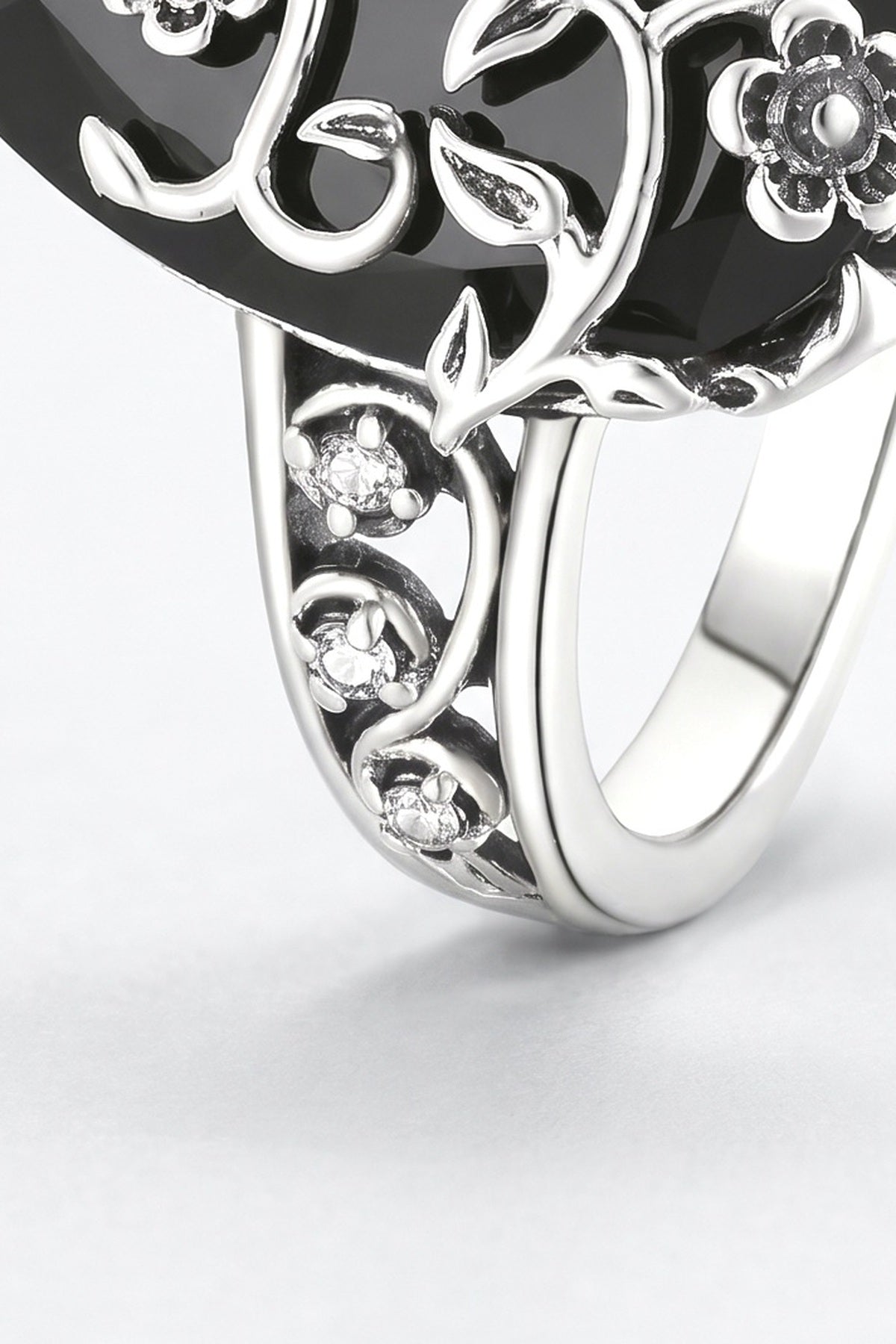 Stackable Rings, fabric detail