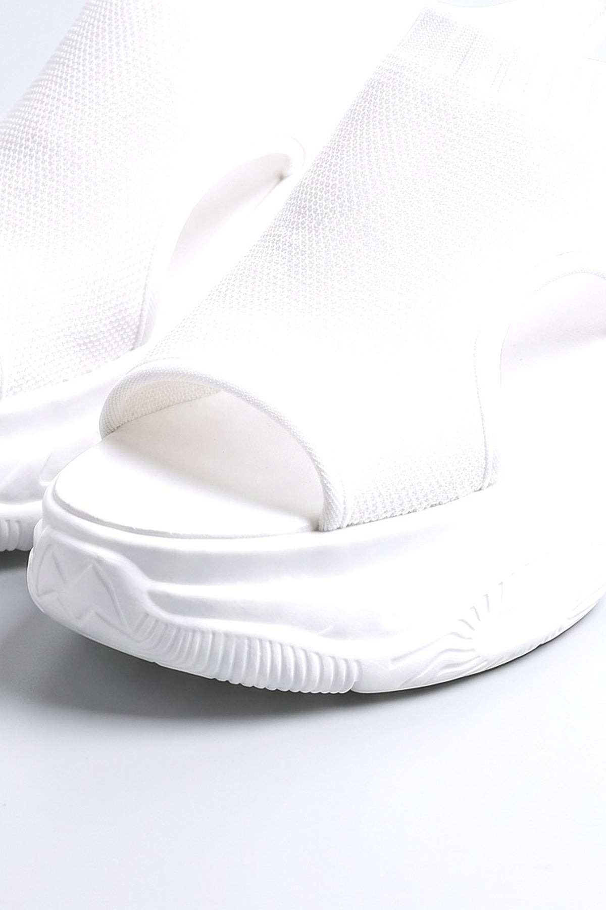 Platform Sandals, fabric detail