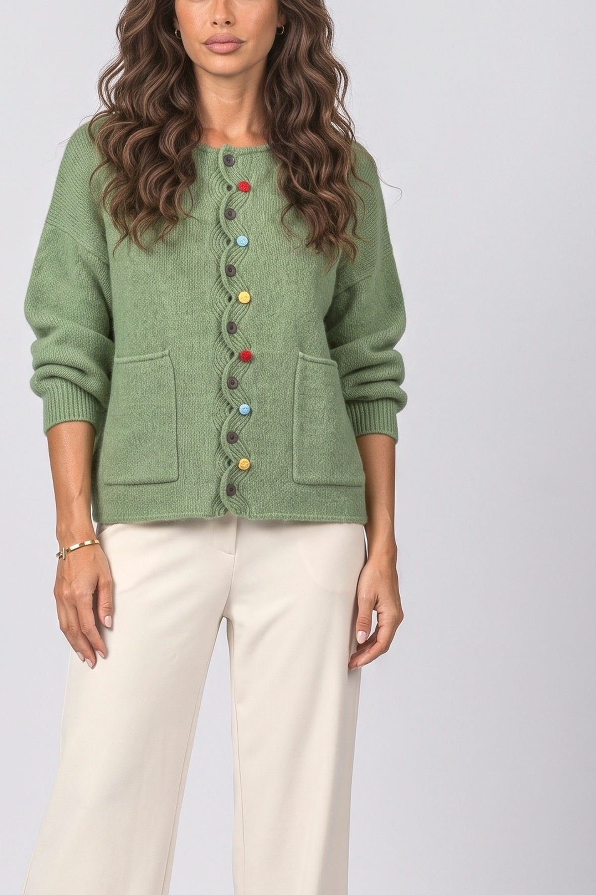 Knit Cardigan, fabric detail