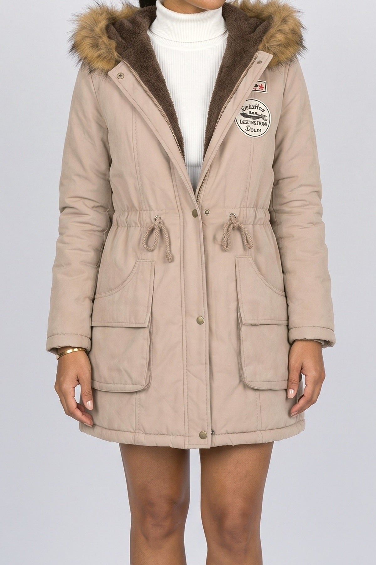 Wool Coat, fabric detail
