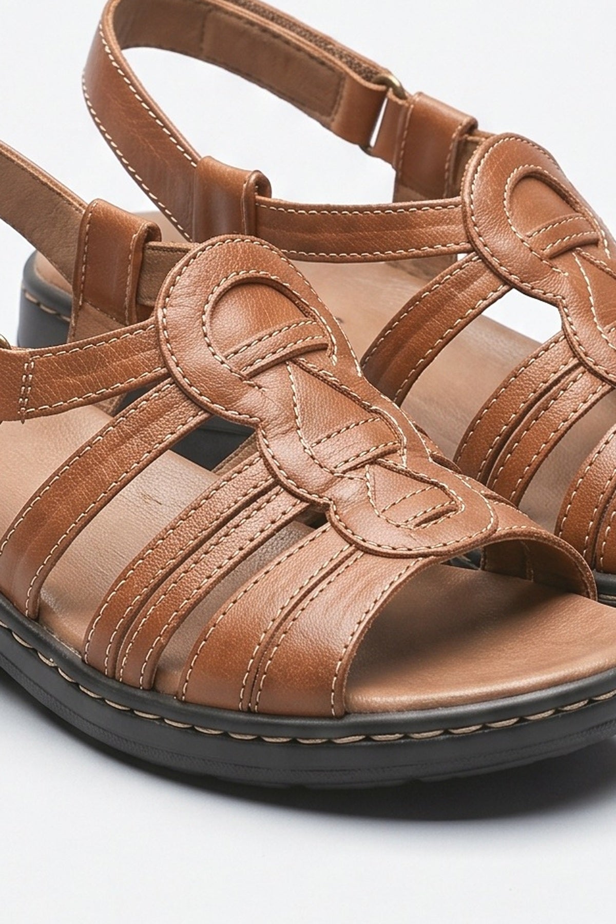 Platform Sandals, fabric detail