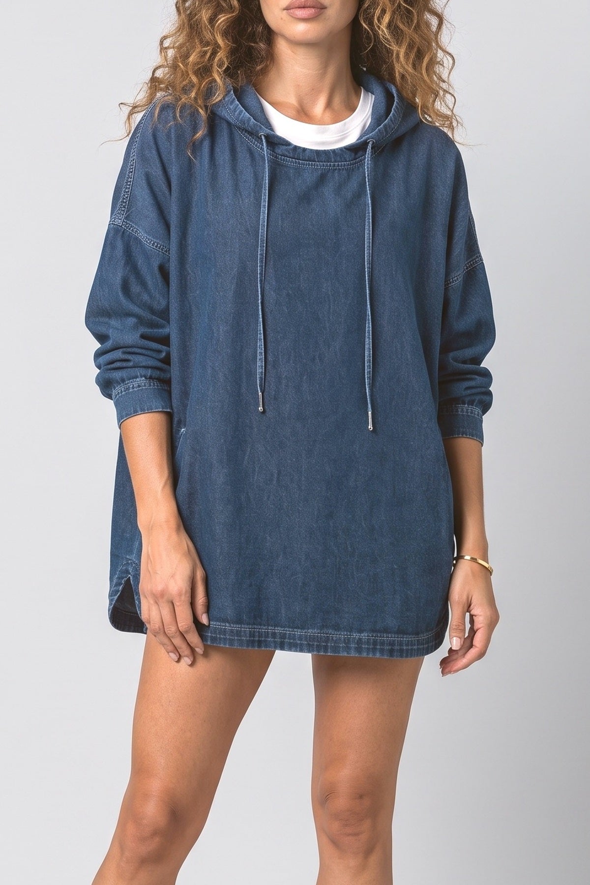 Oversized Denim Jacket, fabric detail