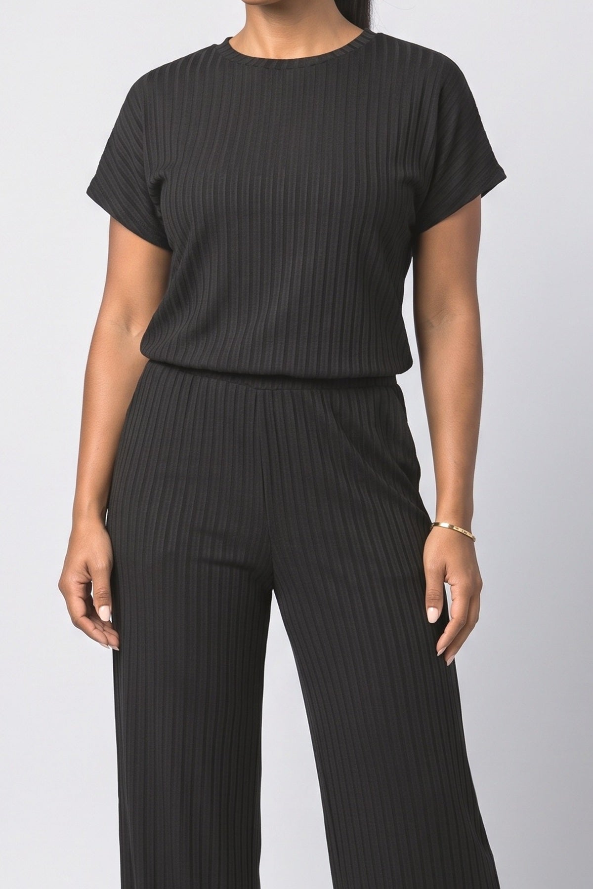 Ribbed Two Piece Outfit, fabric detail