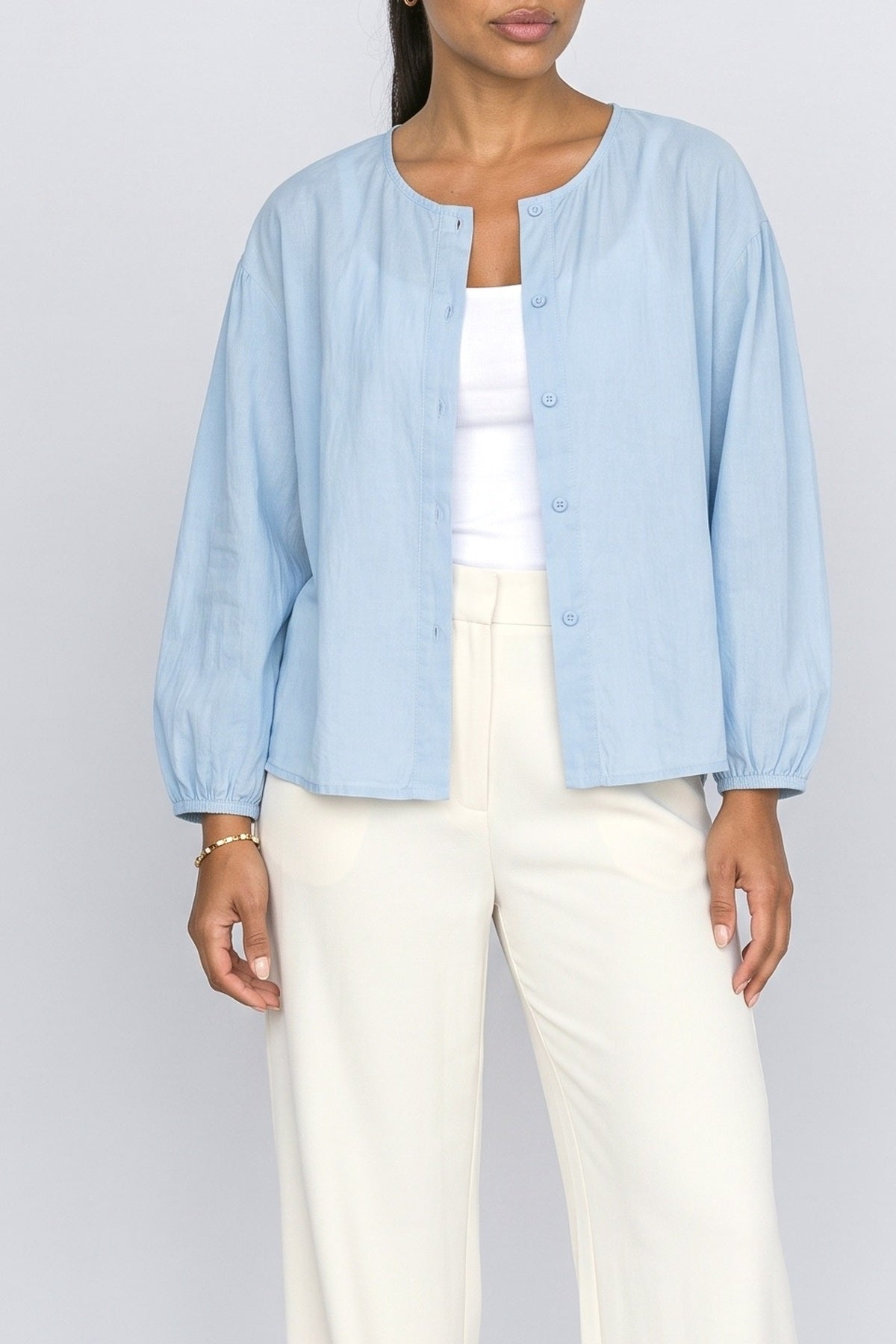 Relaxed Blouse, fabric detail