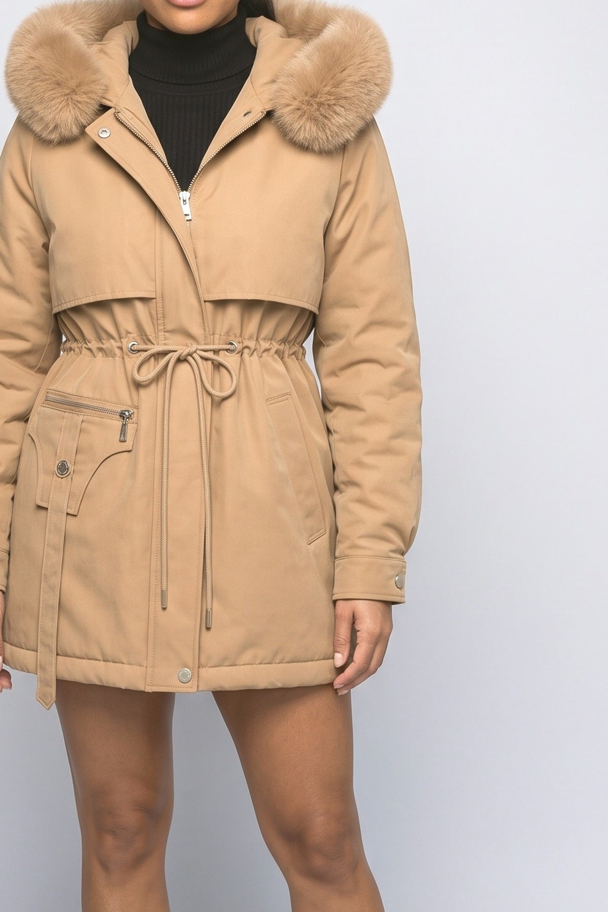 Winter Coat, fabric detail