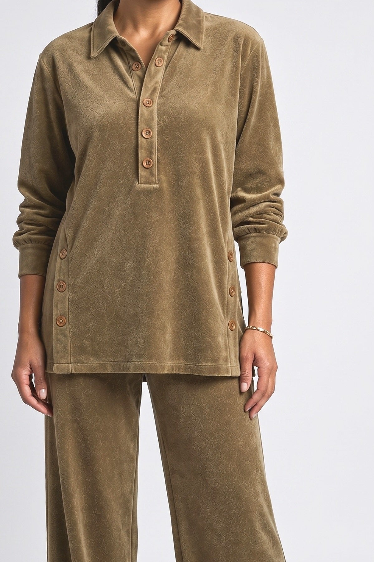 Oversized Two Piece Outfit, fabric detail