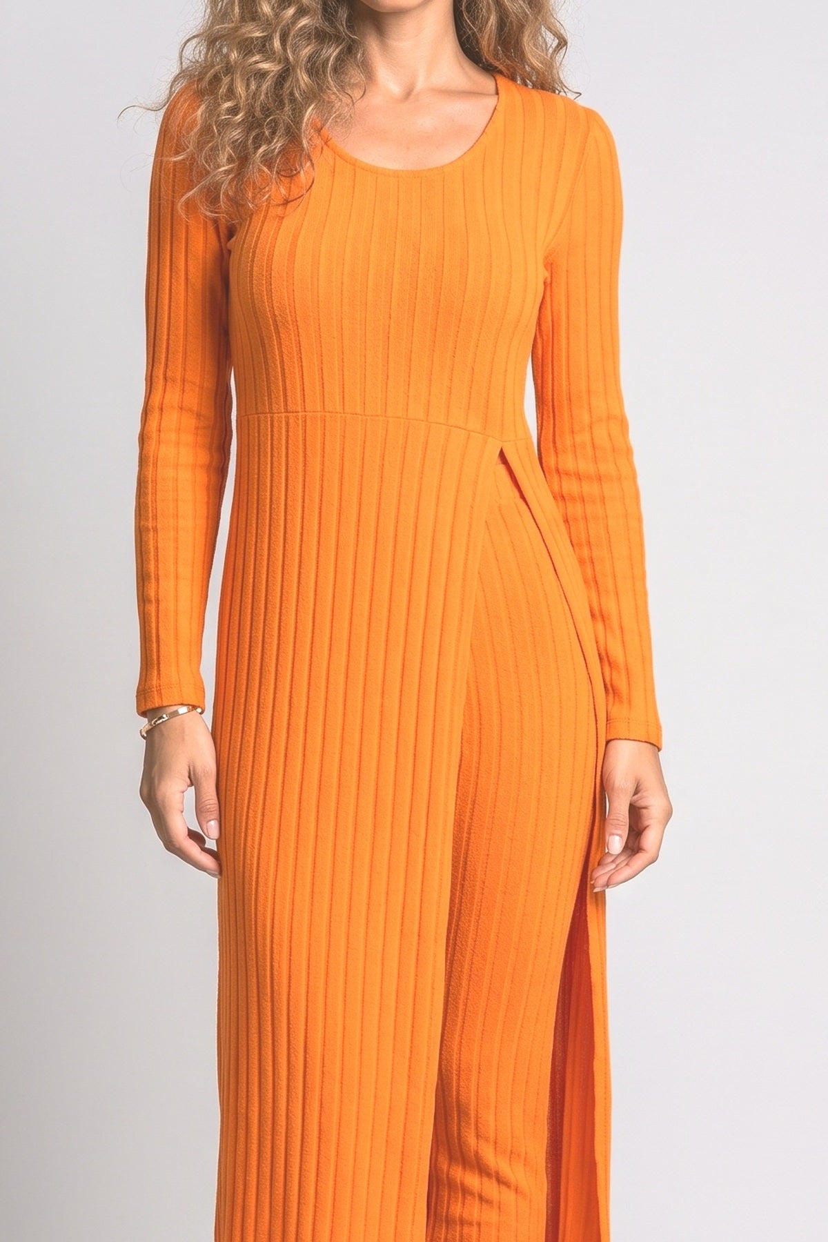 Ribbed Two Piece Outfit, fabric detail