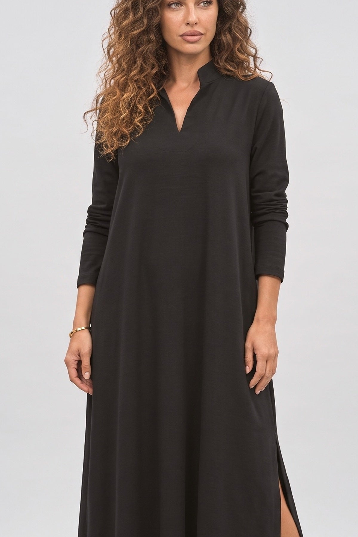 Relaxed Maxi Dress, fabric detail