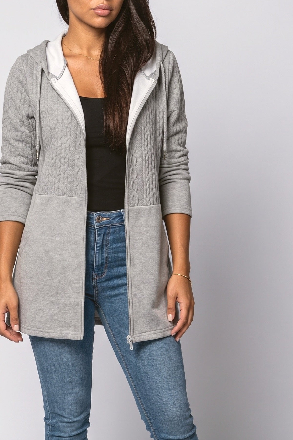 Knit Cardigan, fabric detail