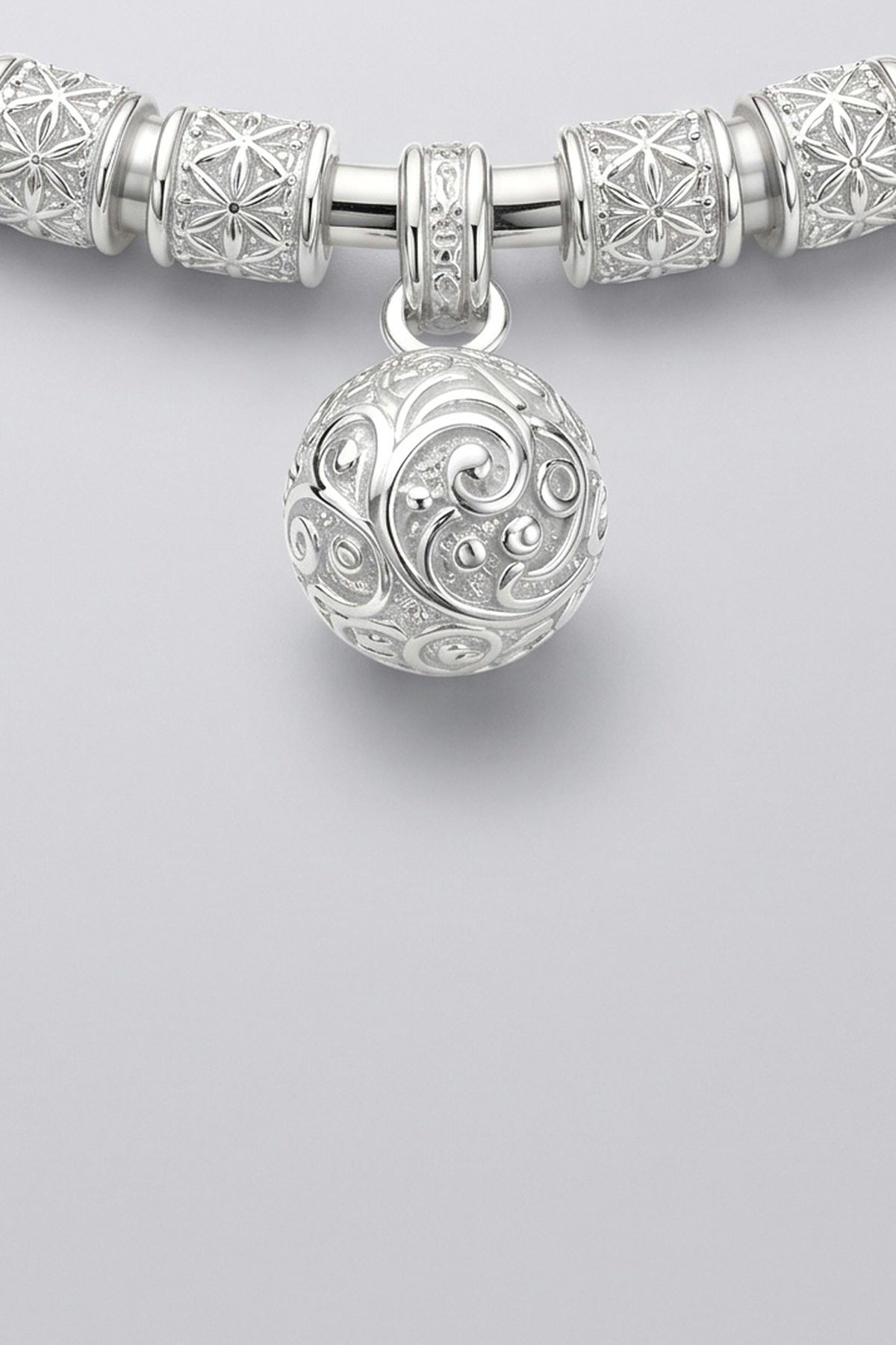 Charm Bracelet, fabric detail