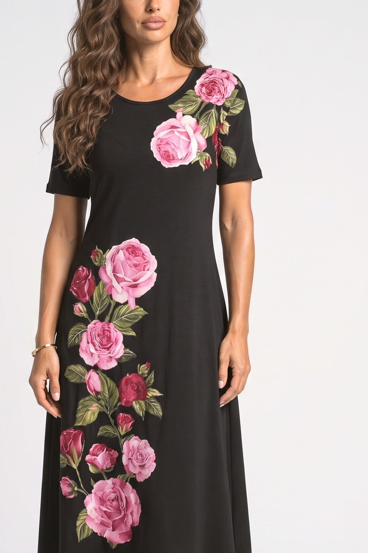 A-Line Midi Dress, fabric detail