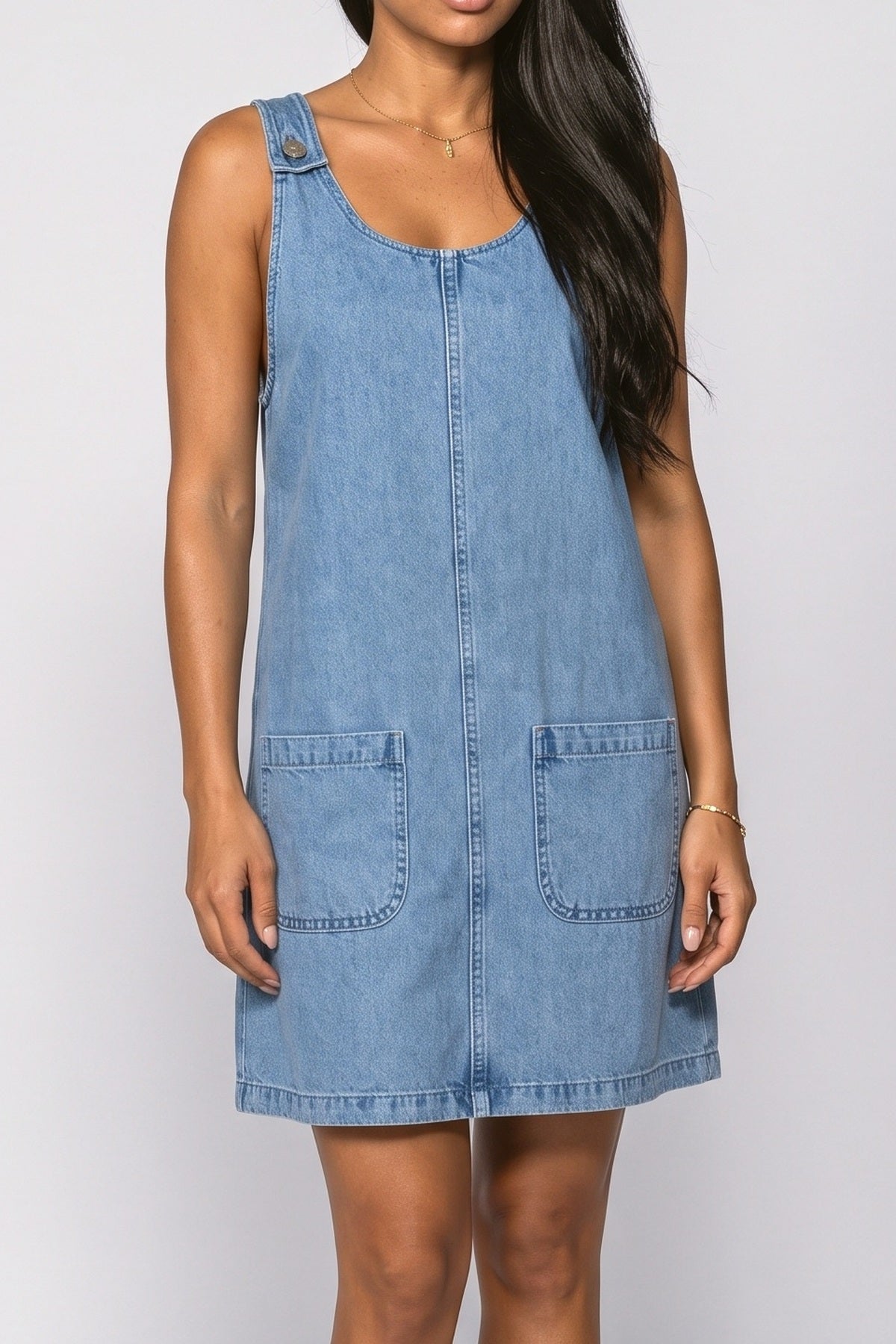 Denim Summer Dress, fabric detail