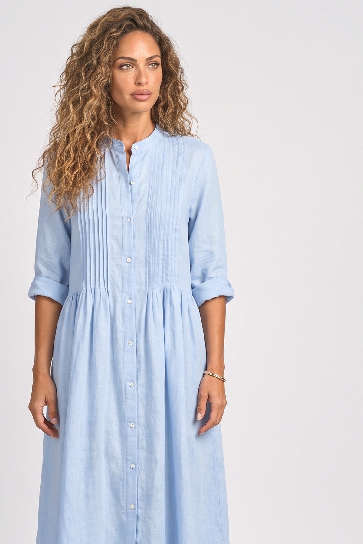 Flowy Midi Dress, fabric detail