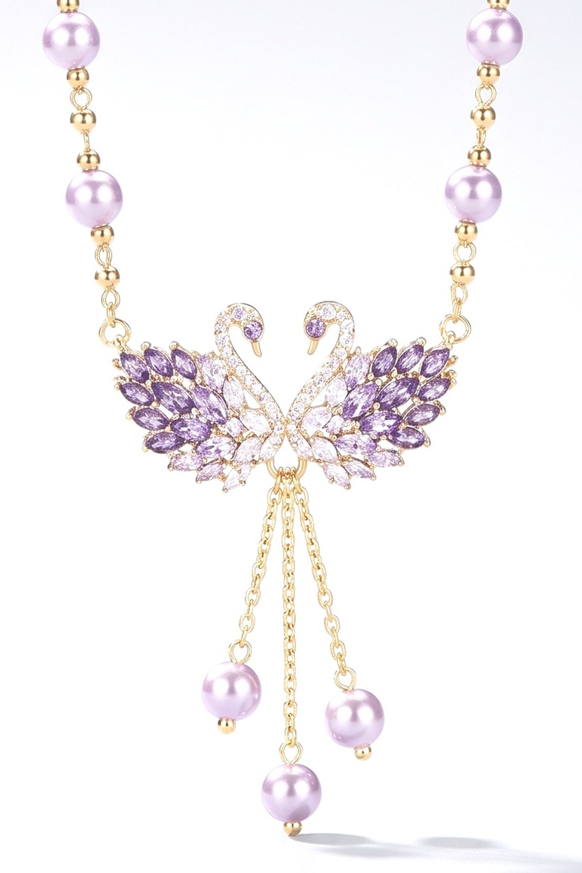 Necklace, fabric detail
