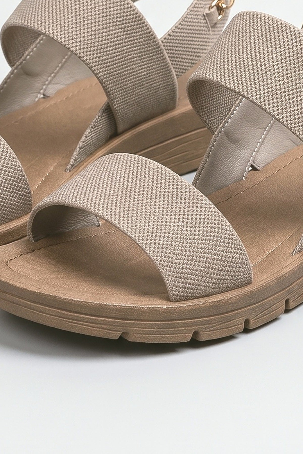 Platform Sandals, fabric detail