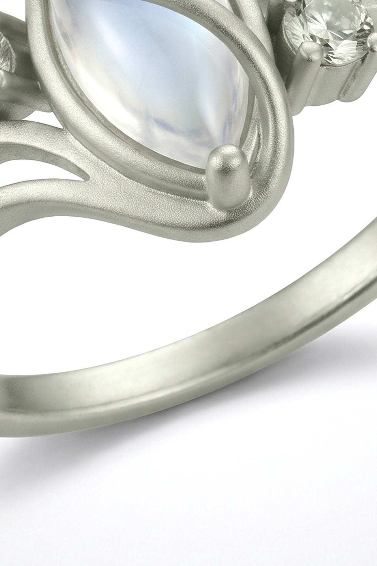 Stackable Rings, fabric detail
