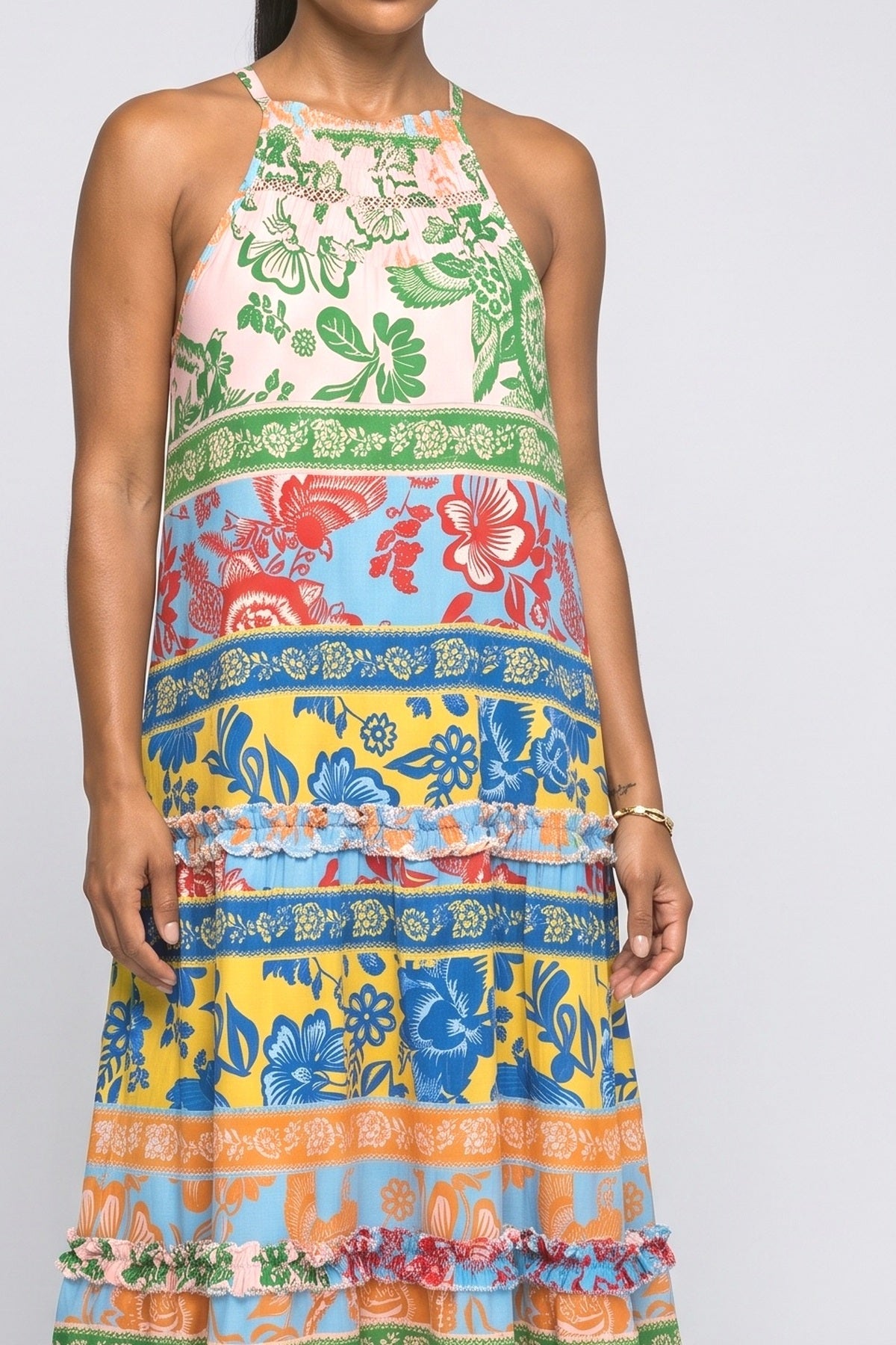 Floral Maxi Dress, fabric detail