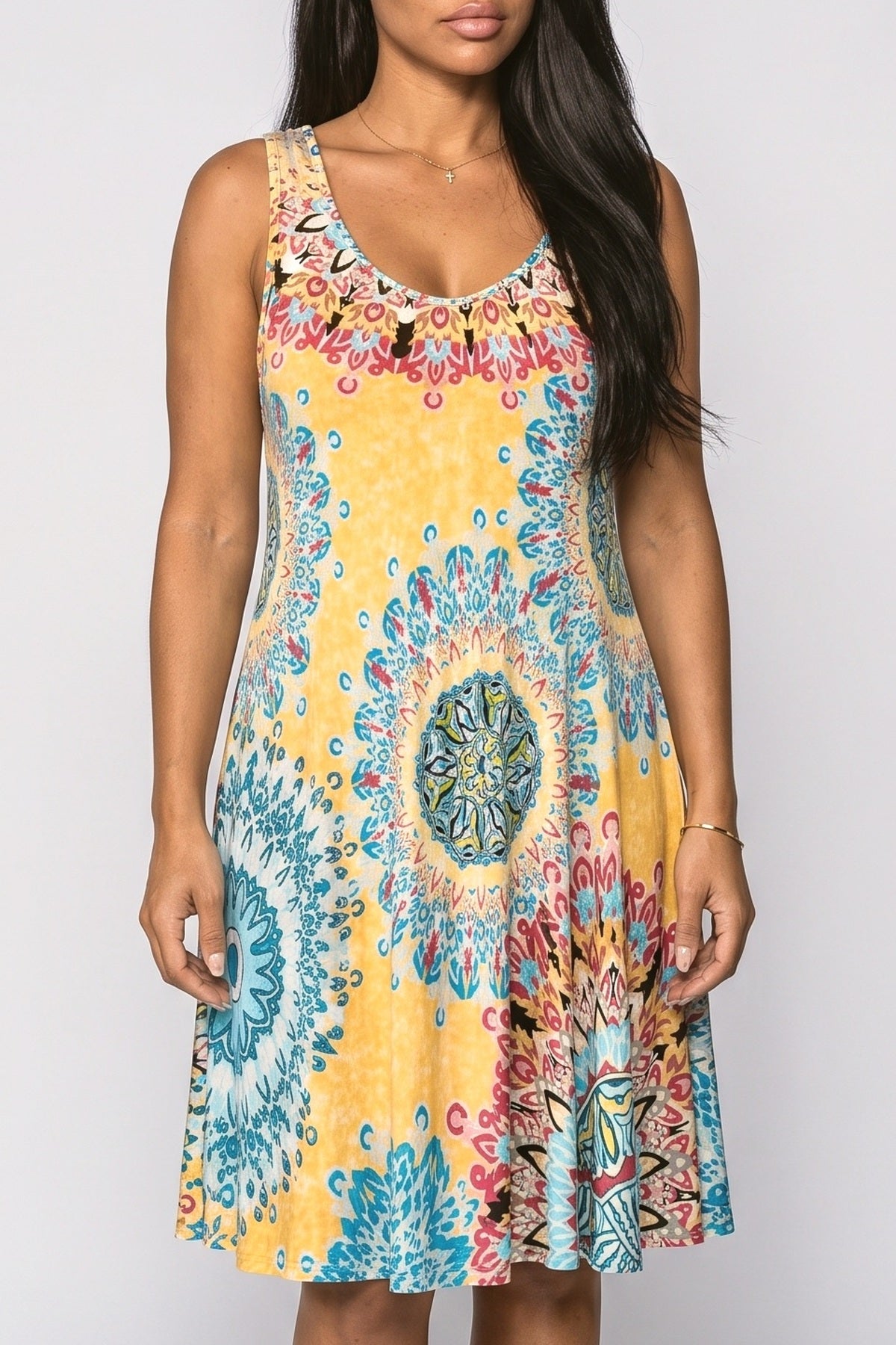 A-Line Summer Dress, fabric detail