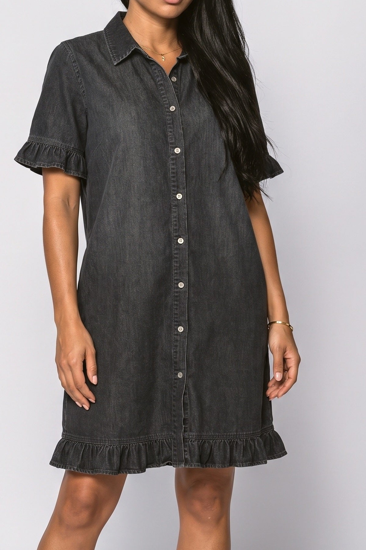 Ruffle Summer Dress, fabric detail