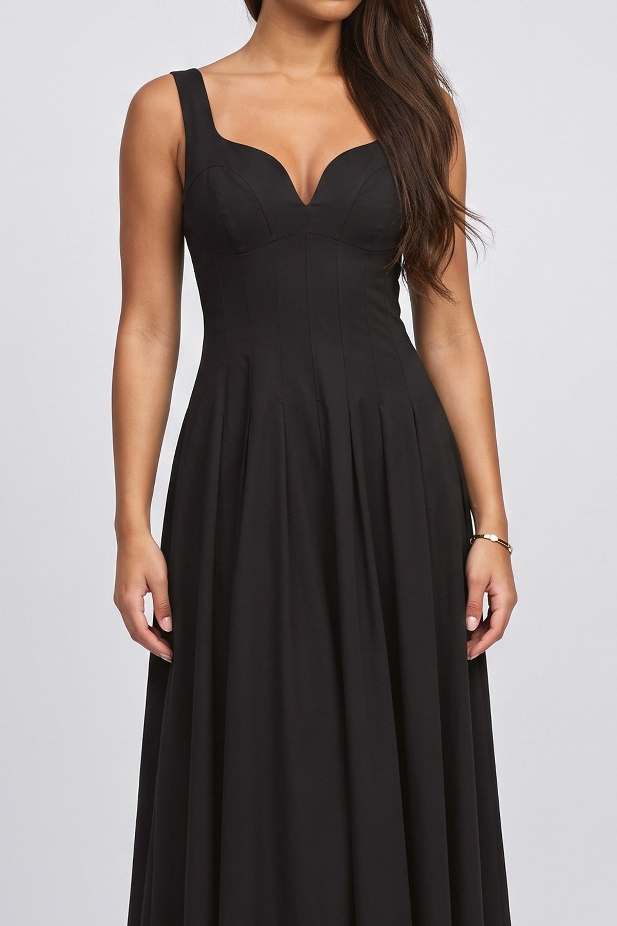 Slim Sling Maxi Dress, fabric detail