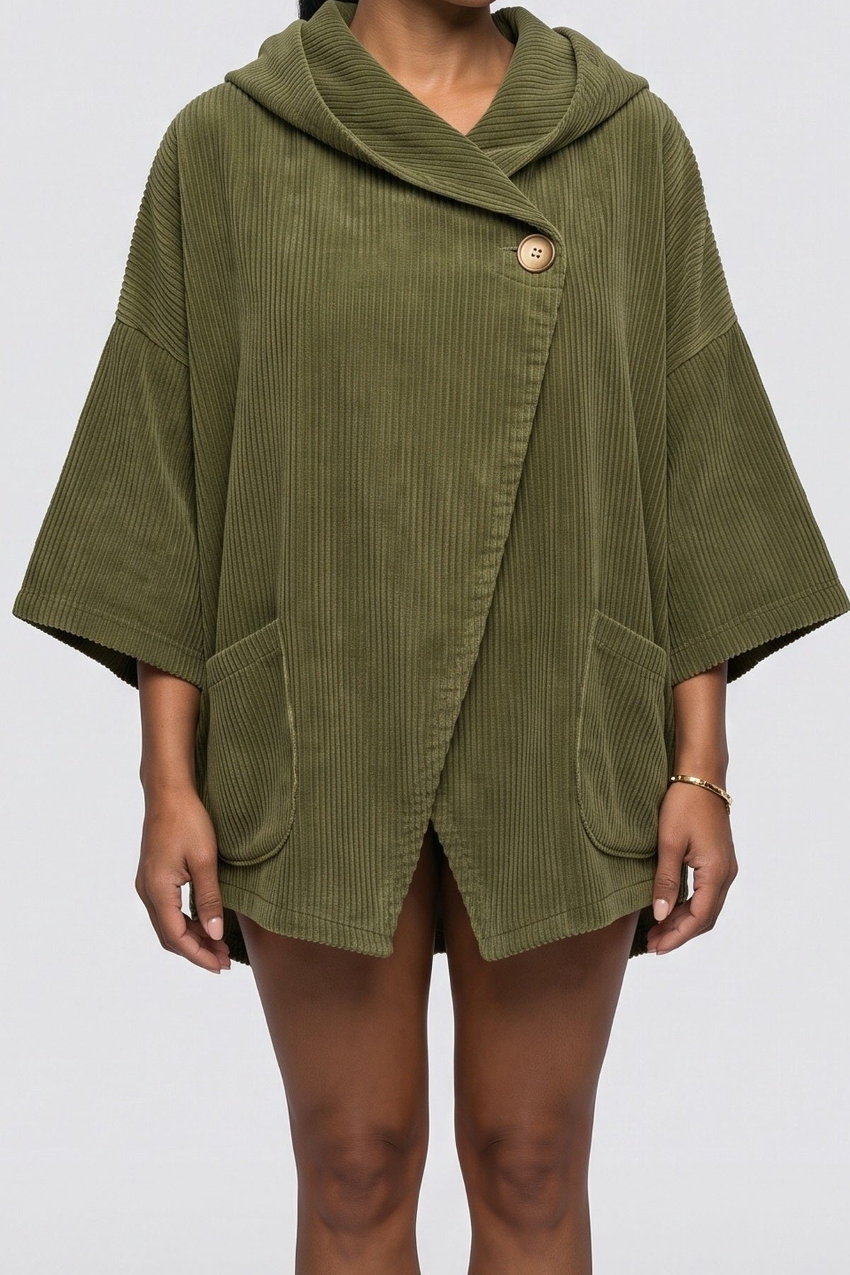 Asymmetric Bomber Jacket, fabric detail