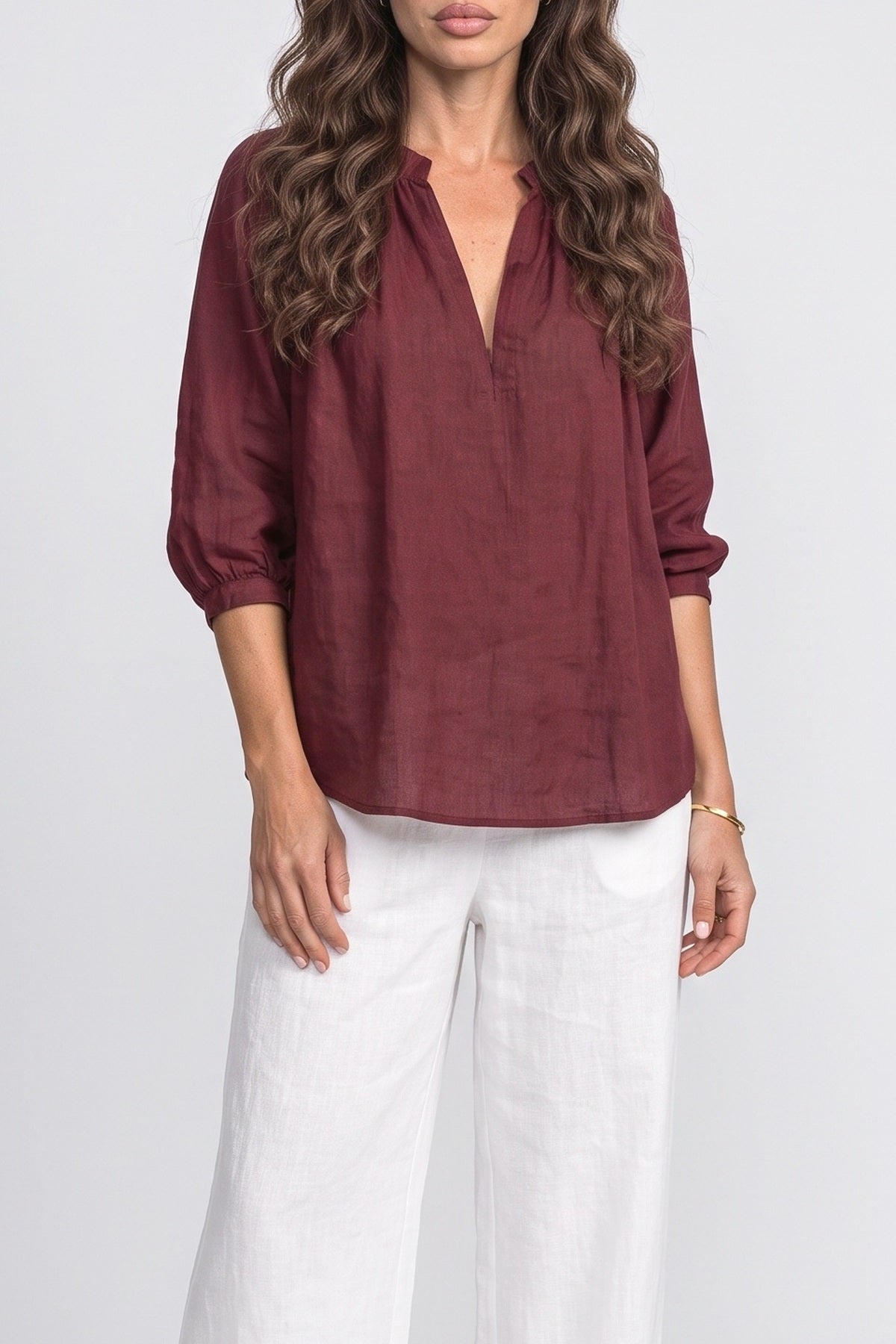 Ruched Two Piece Outfit, fabric detail