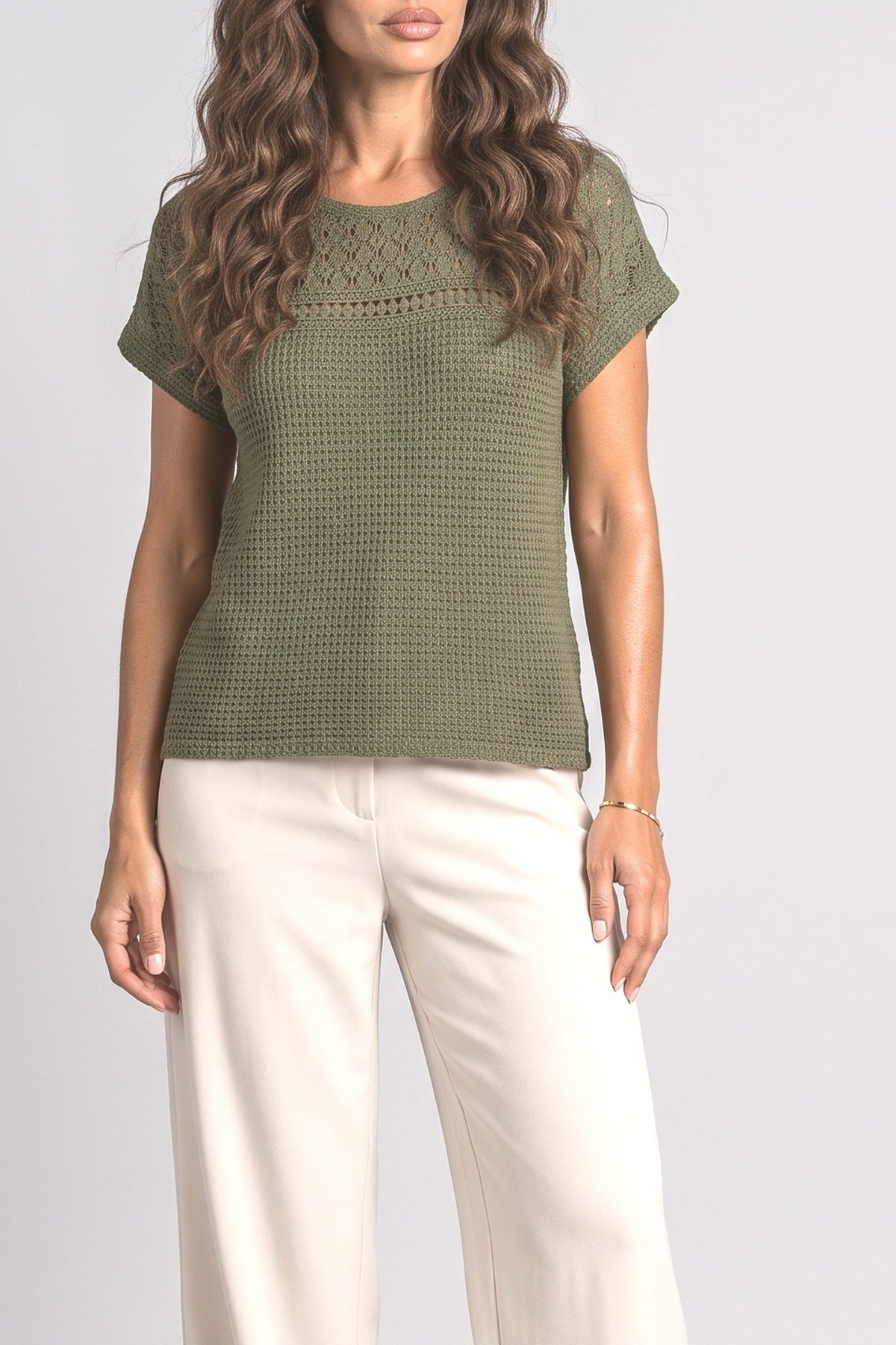 Knit Blouse, fabric detail
