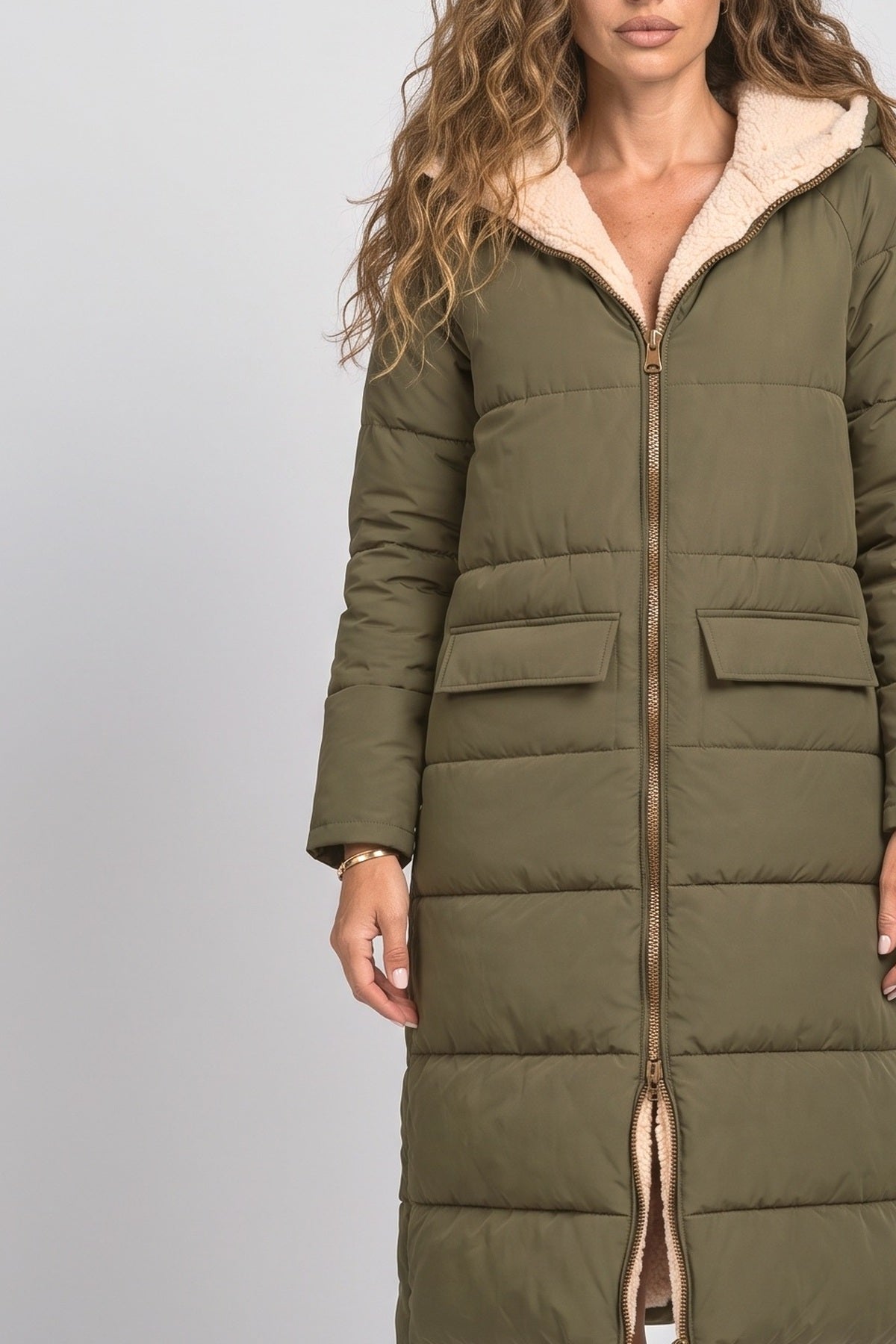 Winter Coat, fabric detail
