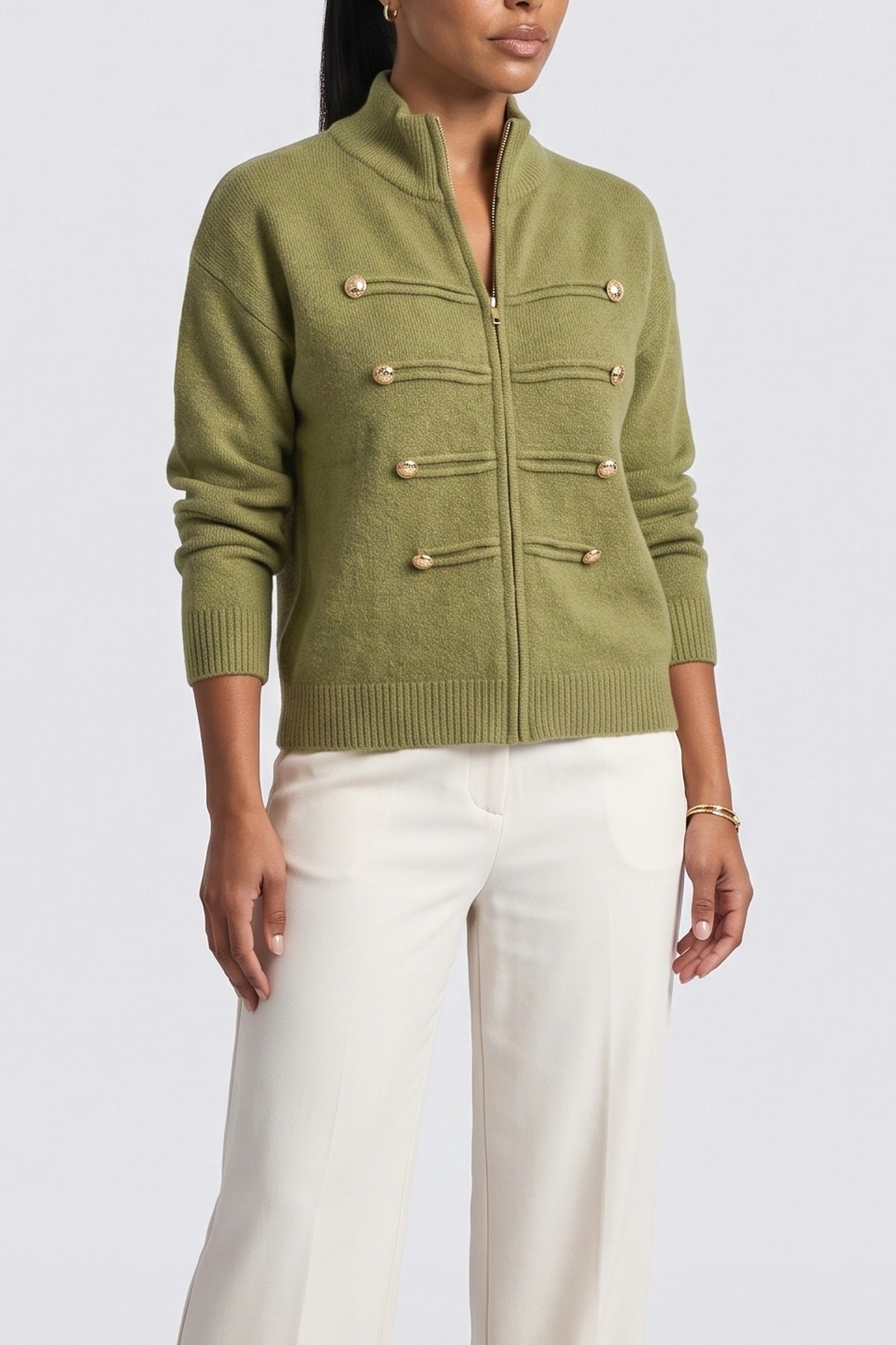 Knit Cardigan, fabric detail