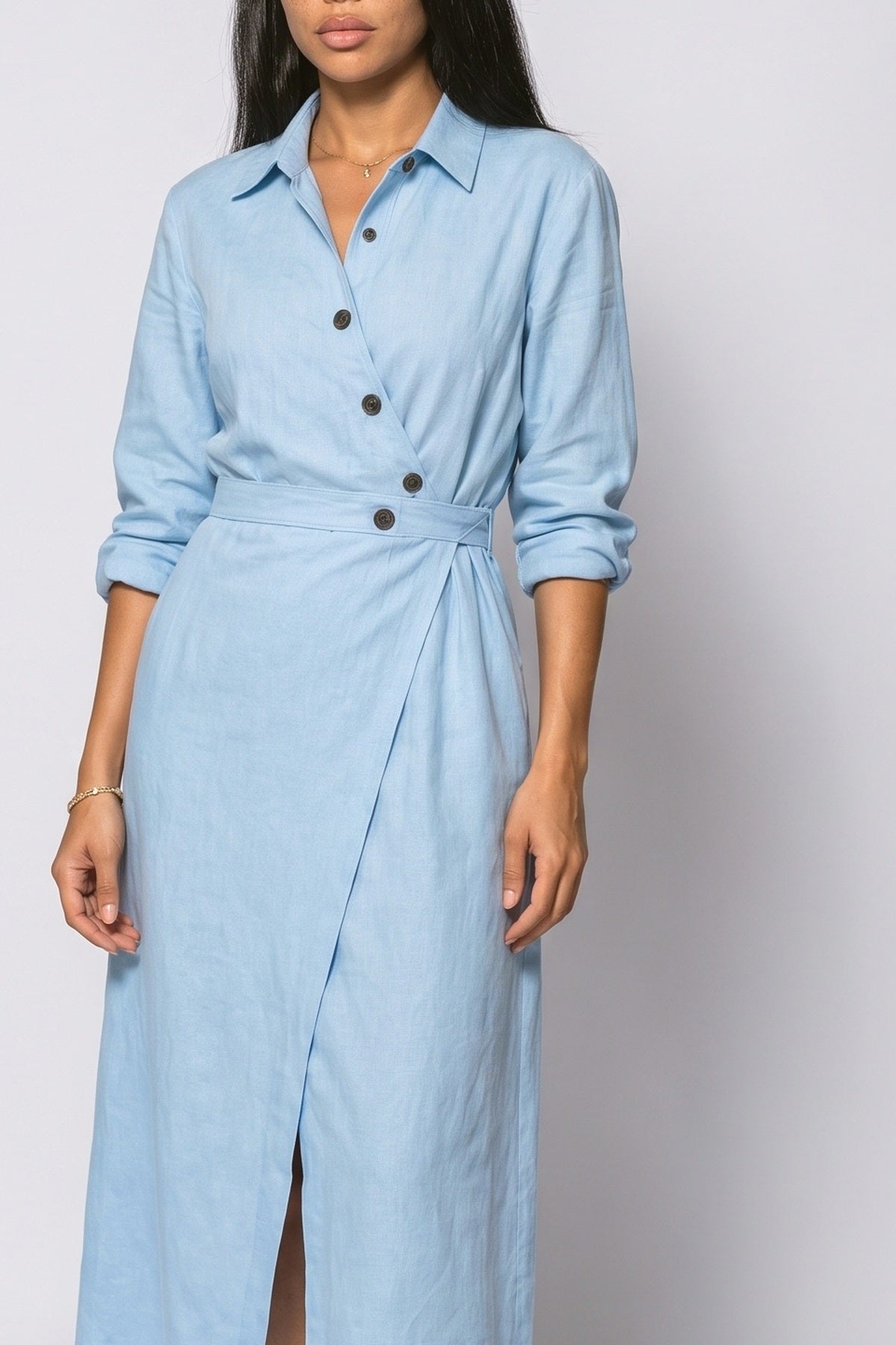 A-Line Midi Dress, fabric detail