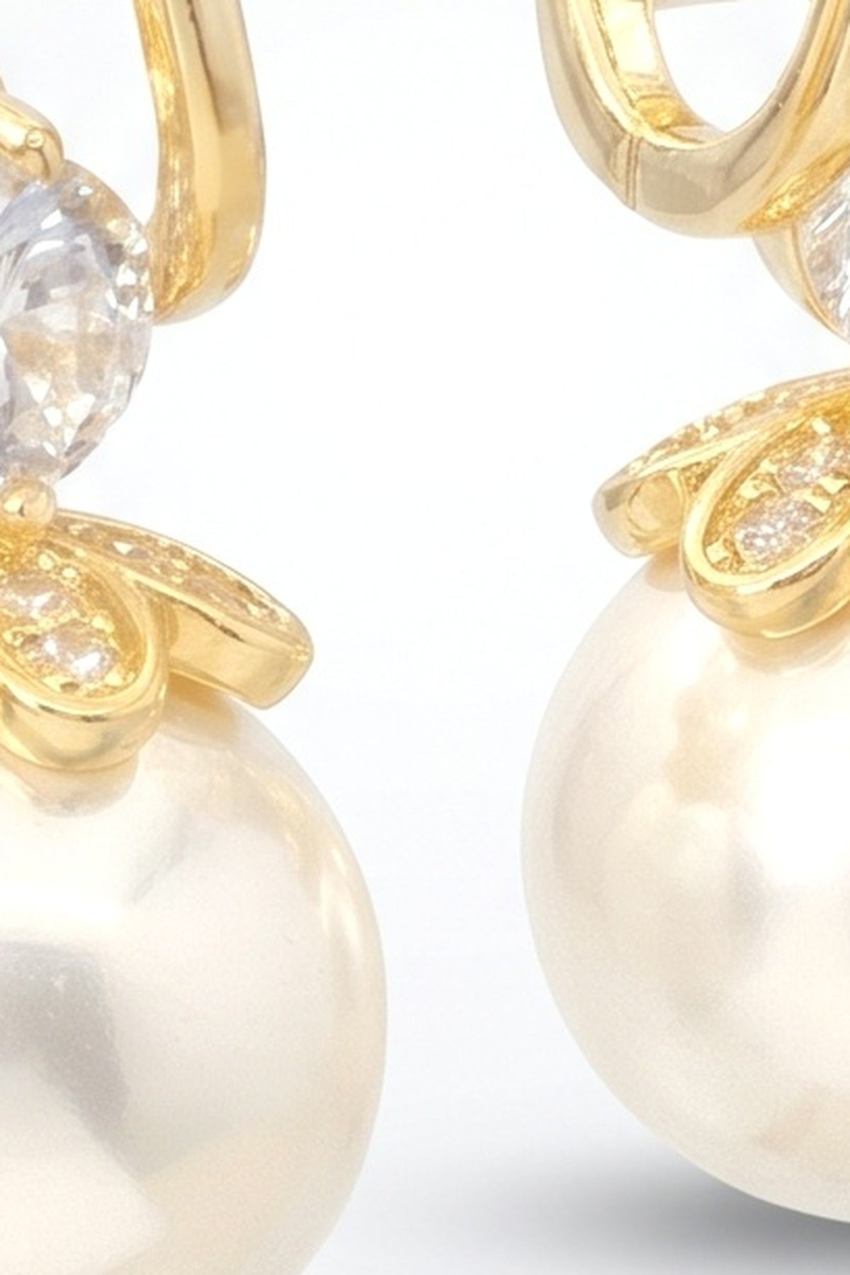 Drop Earrings, fabric detail