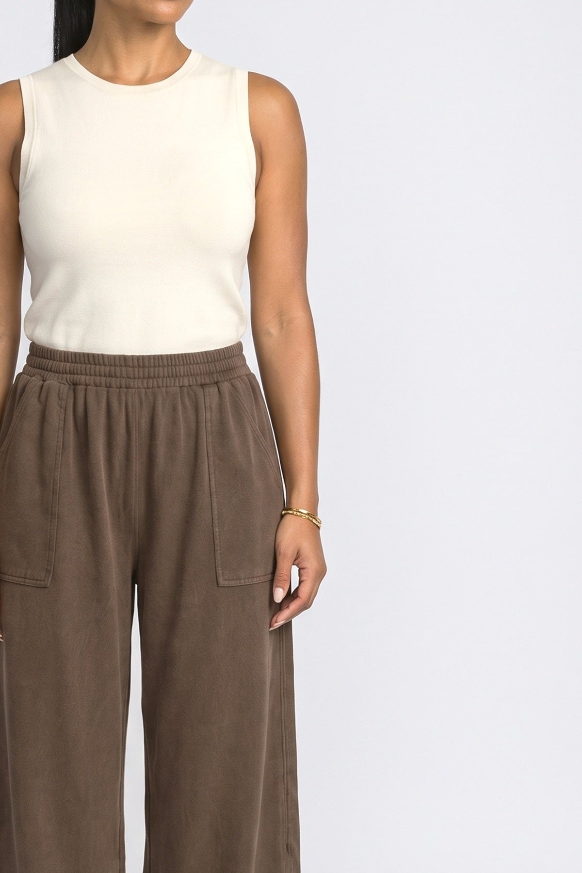 Wide Leg Pants, fabric detail