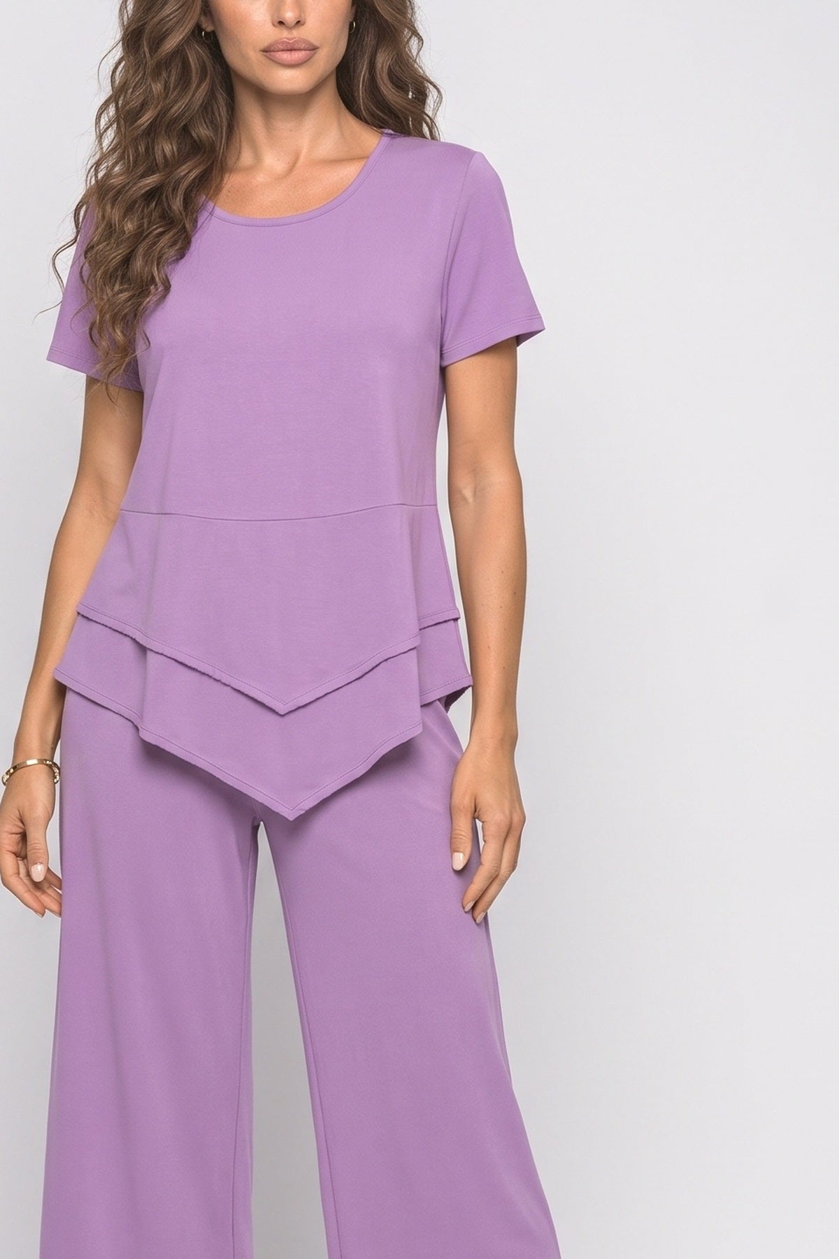 Asymmetric Two Piece Outfit, fabric detail