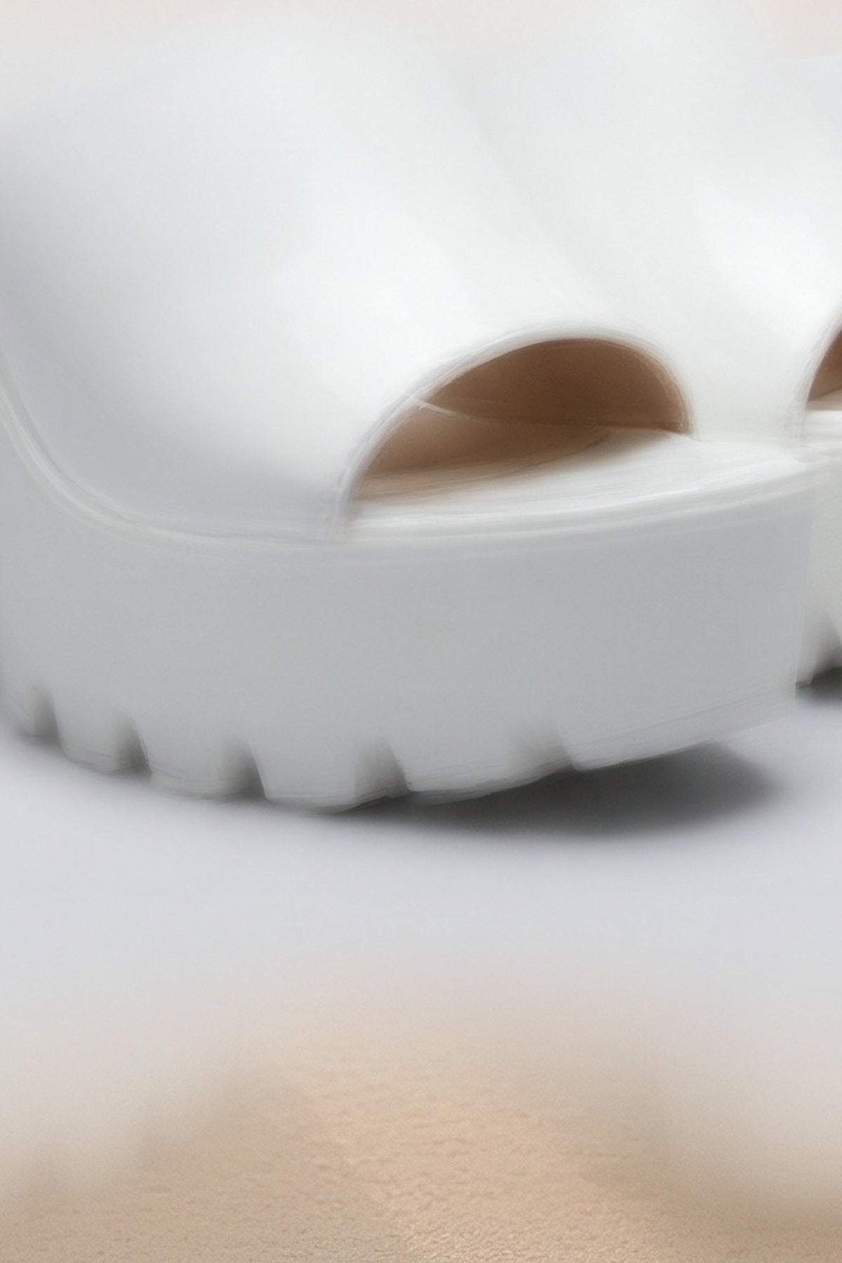 Platform Sandals, fabric detail