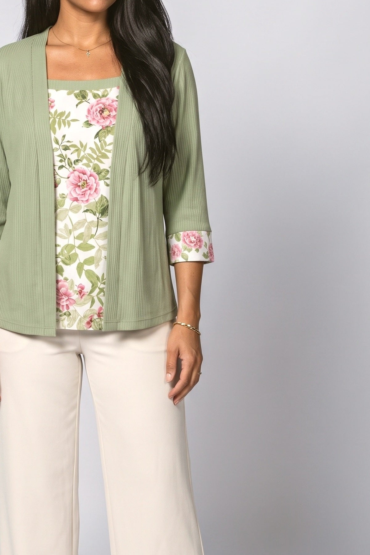Floral Blouse, fabric detail