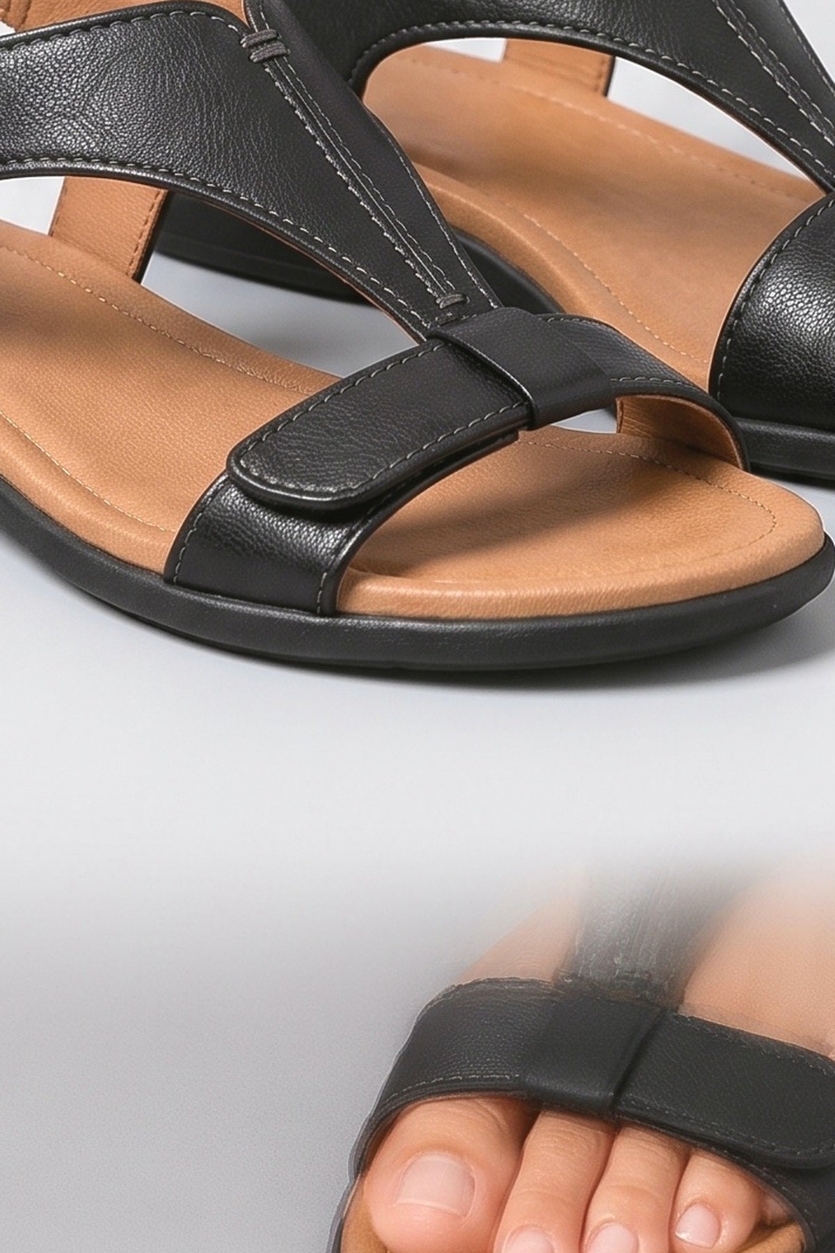 Platform Sandals, fabric detail