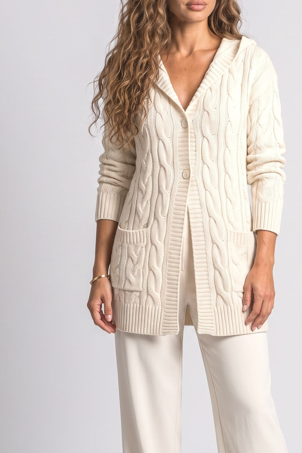 Knit Cardigan, fabric detail
