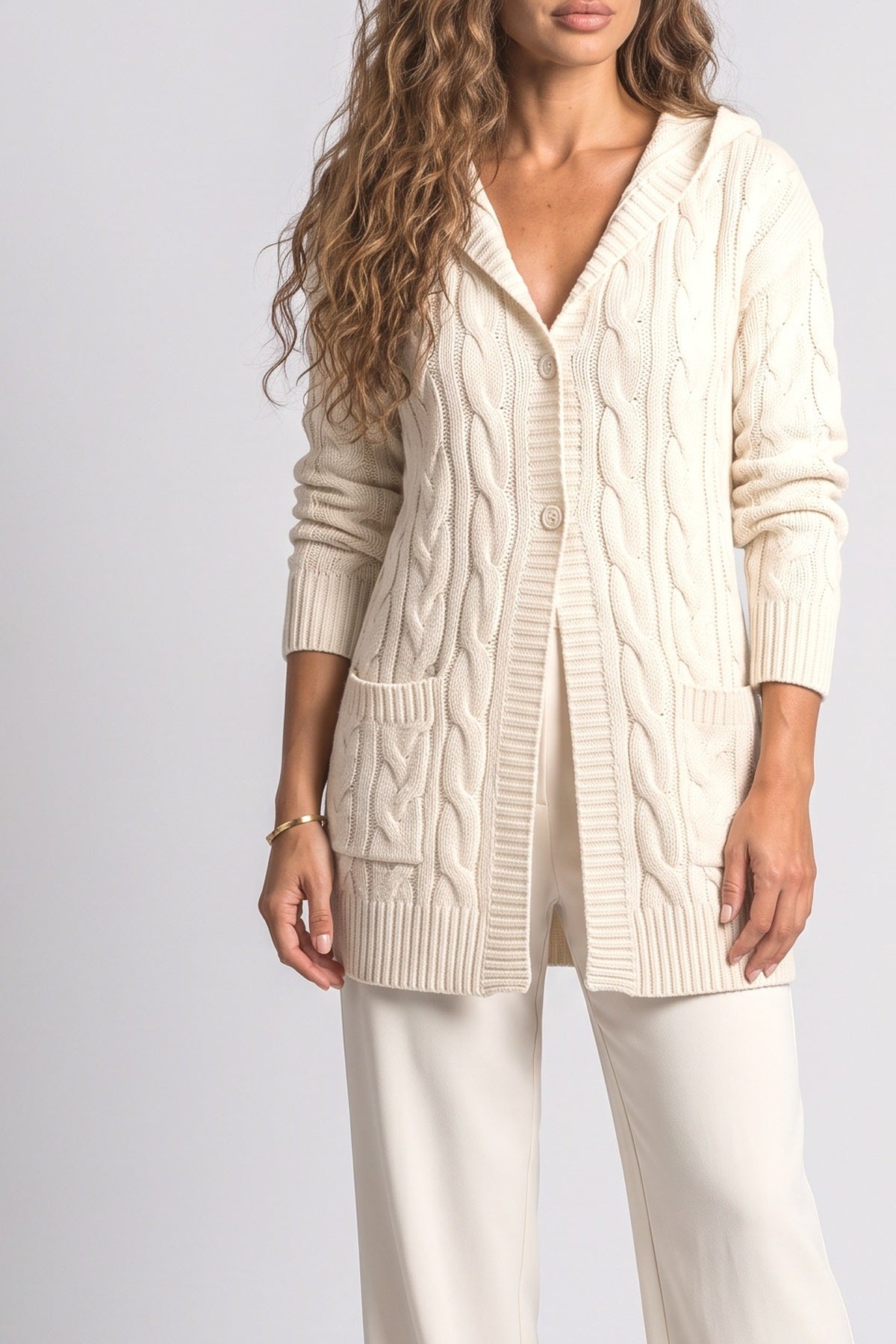Knit Cardigan, fabric detail