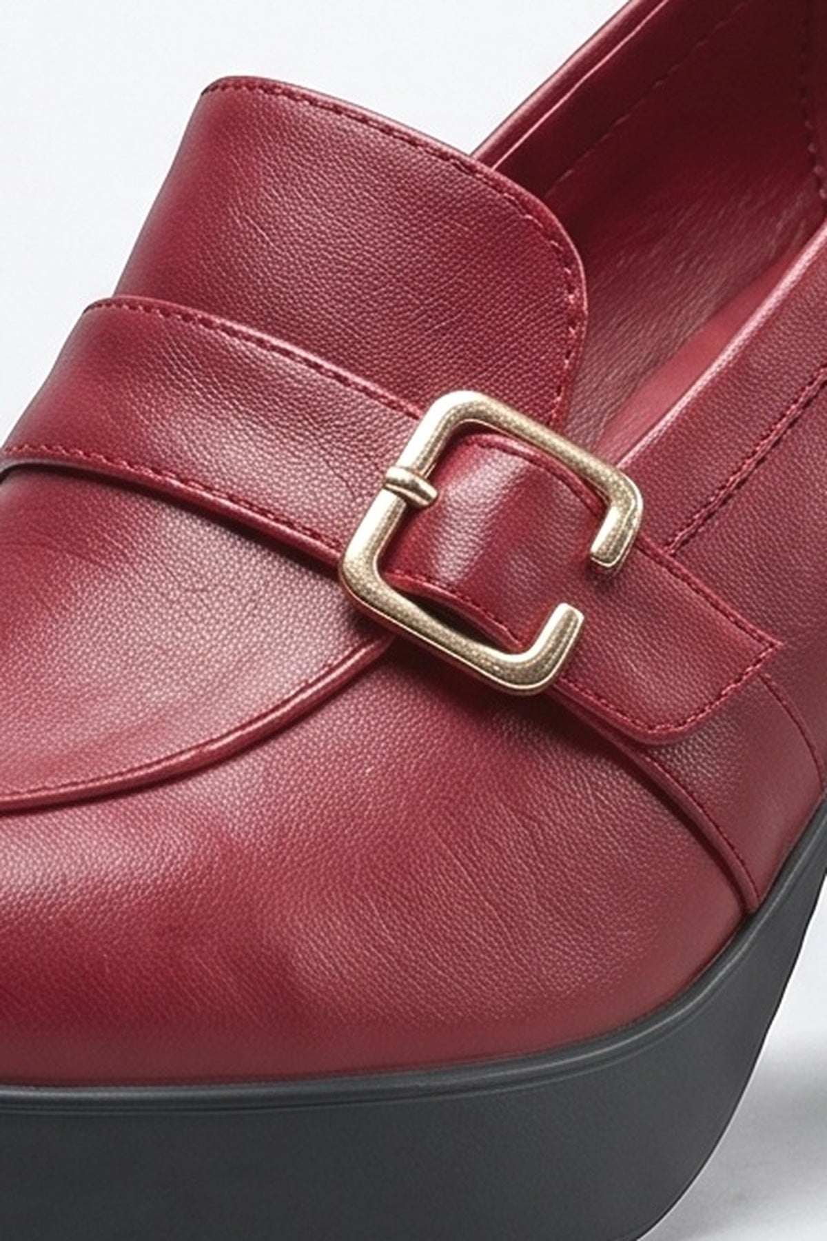 Block Heel Pumps, fabric detail