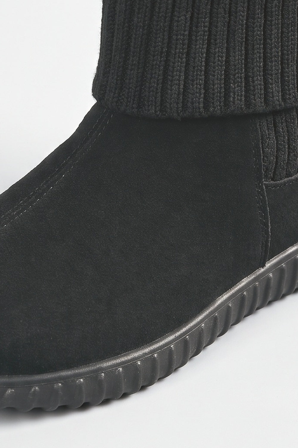 Knit Ankle Boots, fabric detail