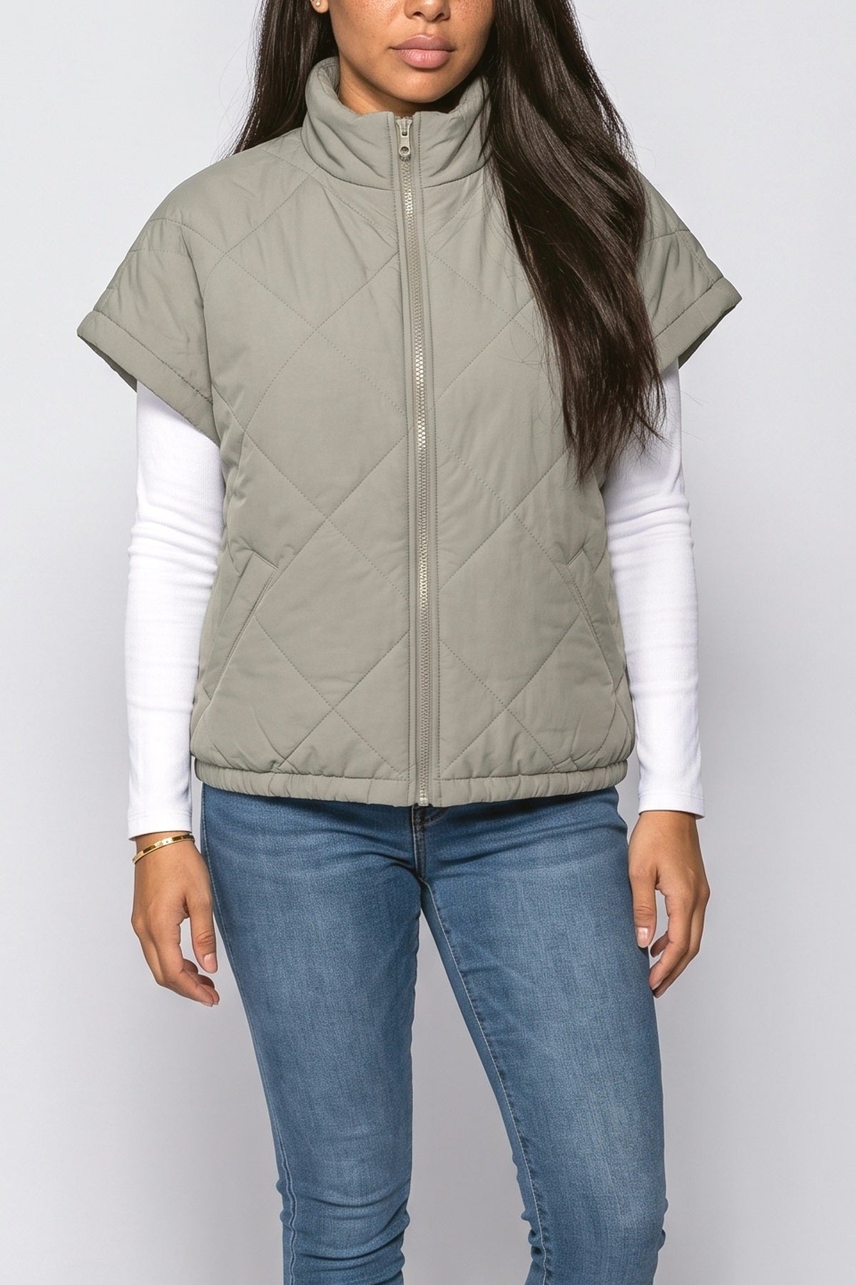 Vest, fabric detail