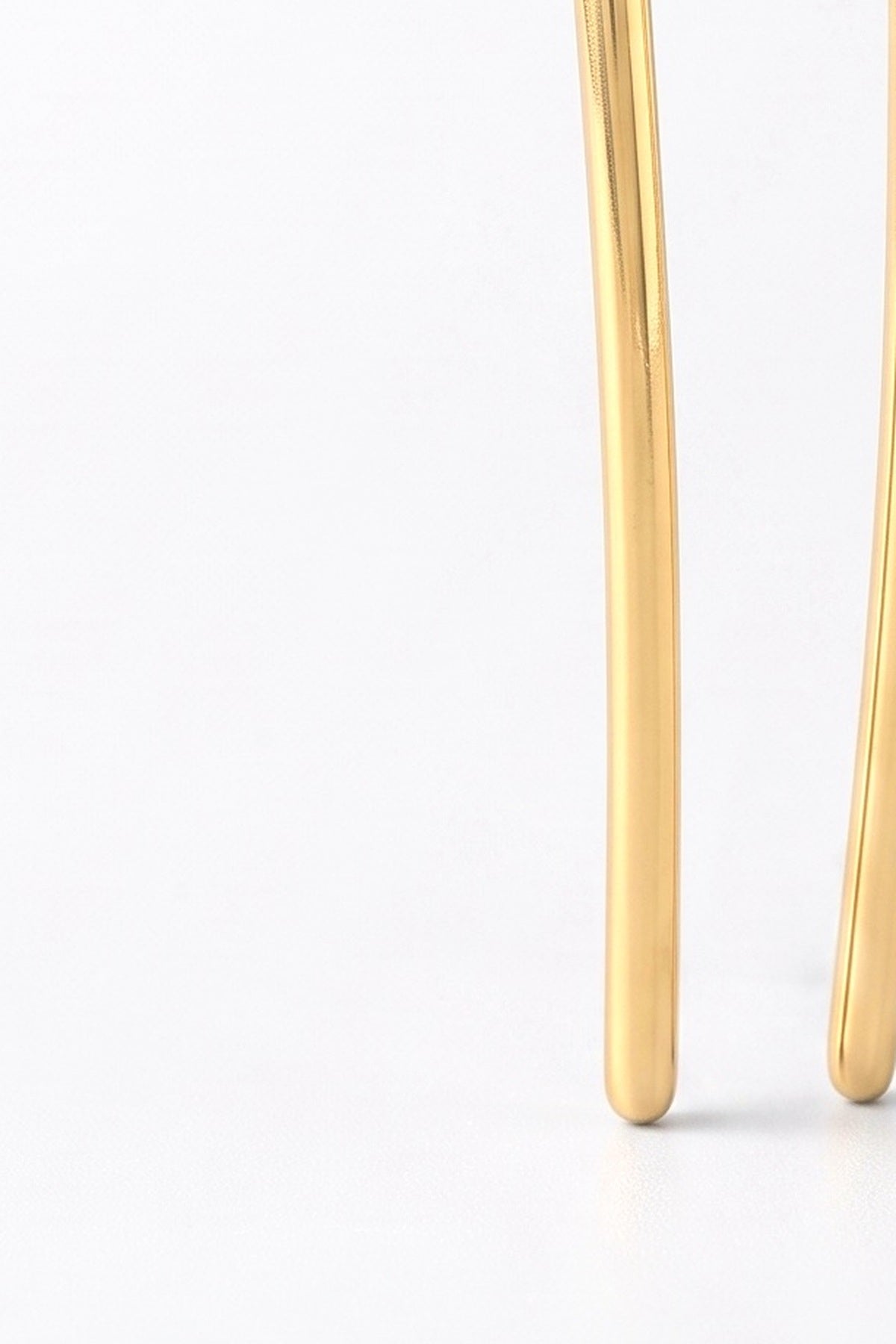 Metal Hairpin, fabric detail