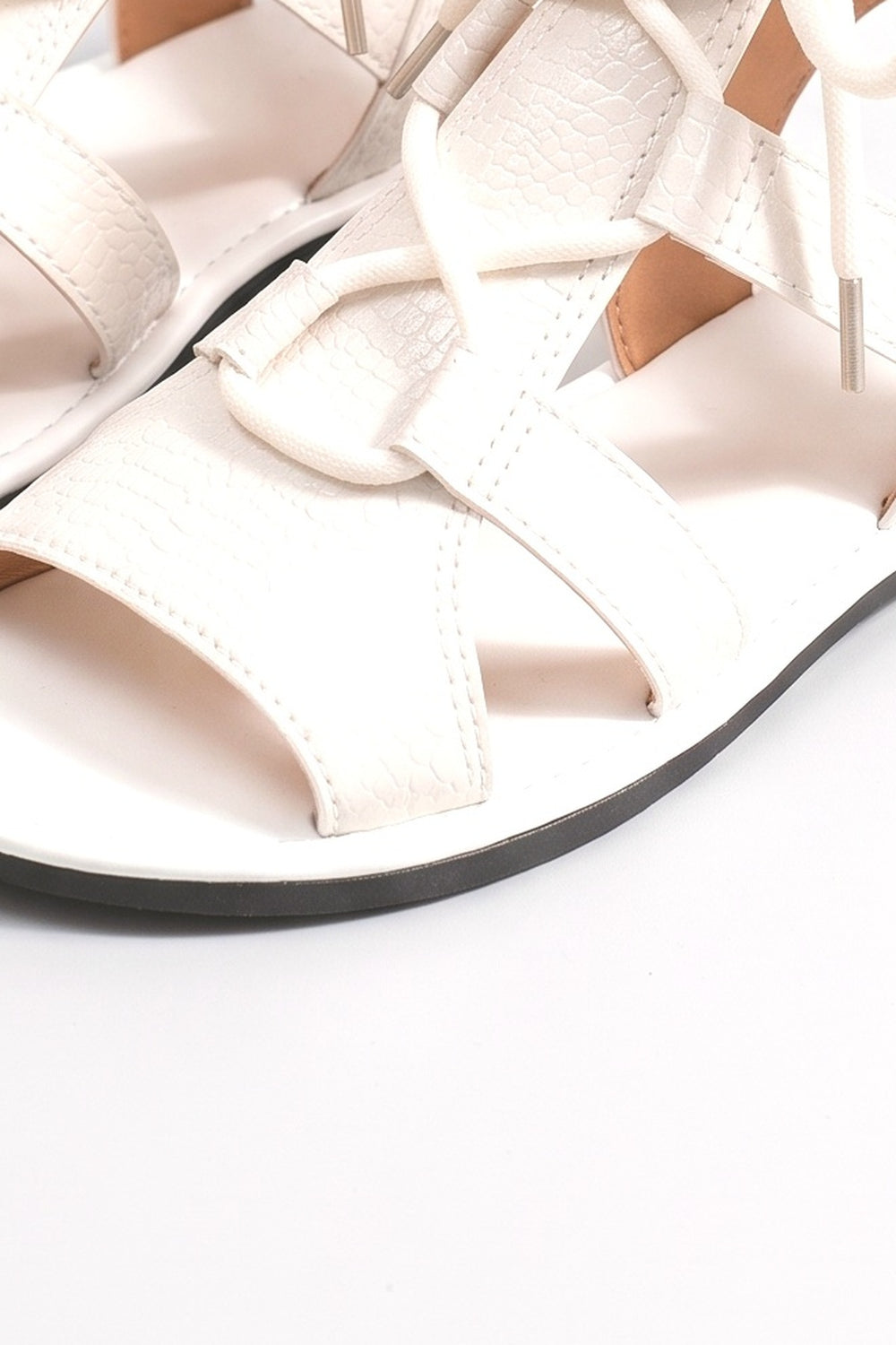 Lace Ballet Flats, fabric detail