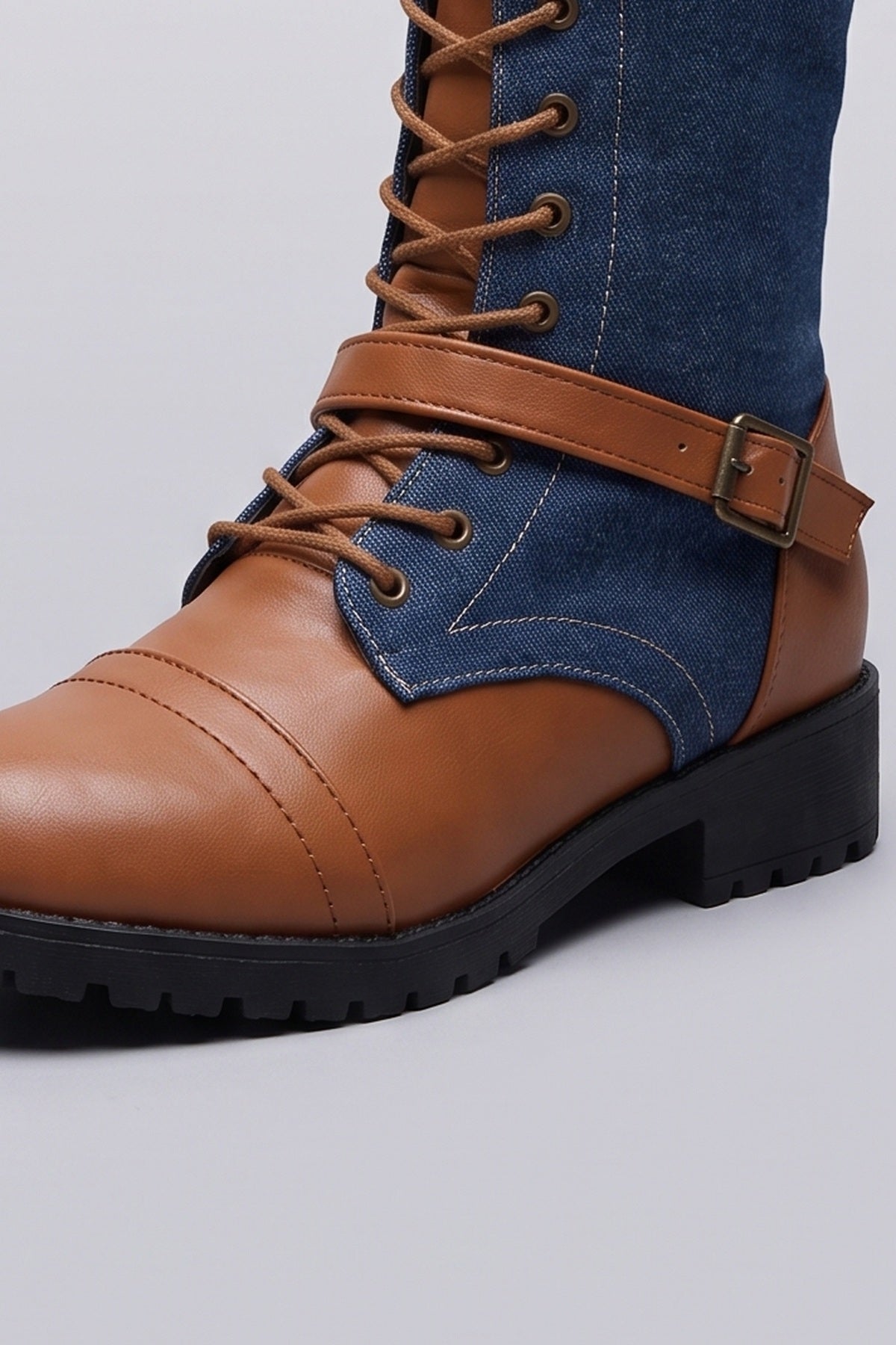 Denim Women's Boots, fabric detail